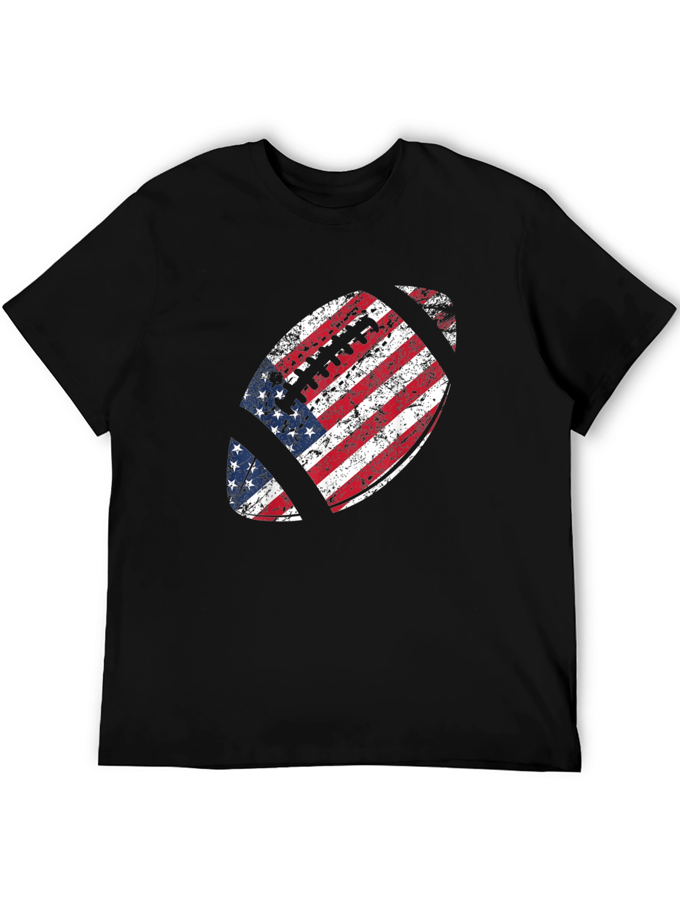 American Flag Football Graphic Tee