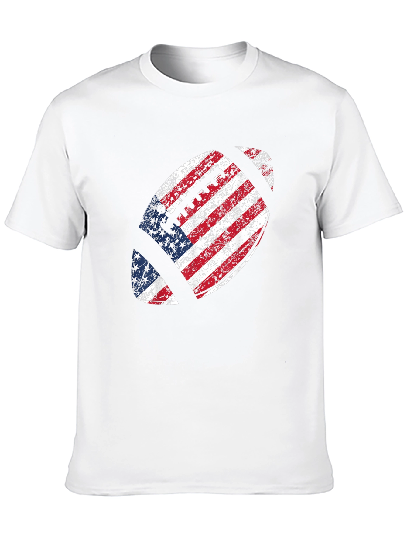 American Flag Football Graphic Tee