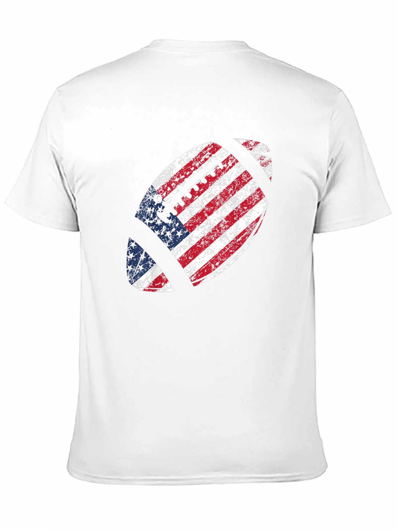 American Flag Football Graphic Tee