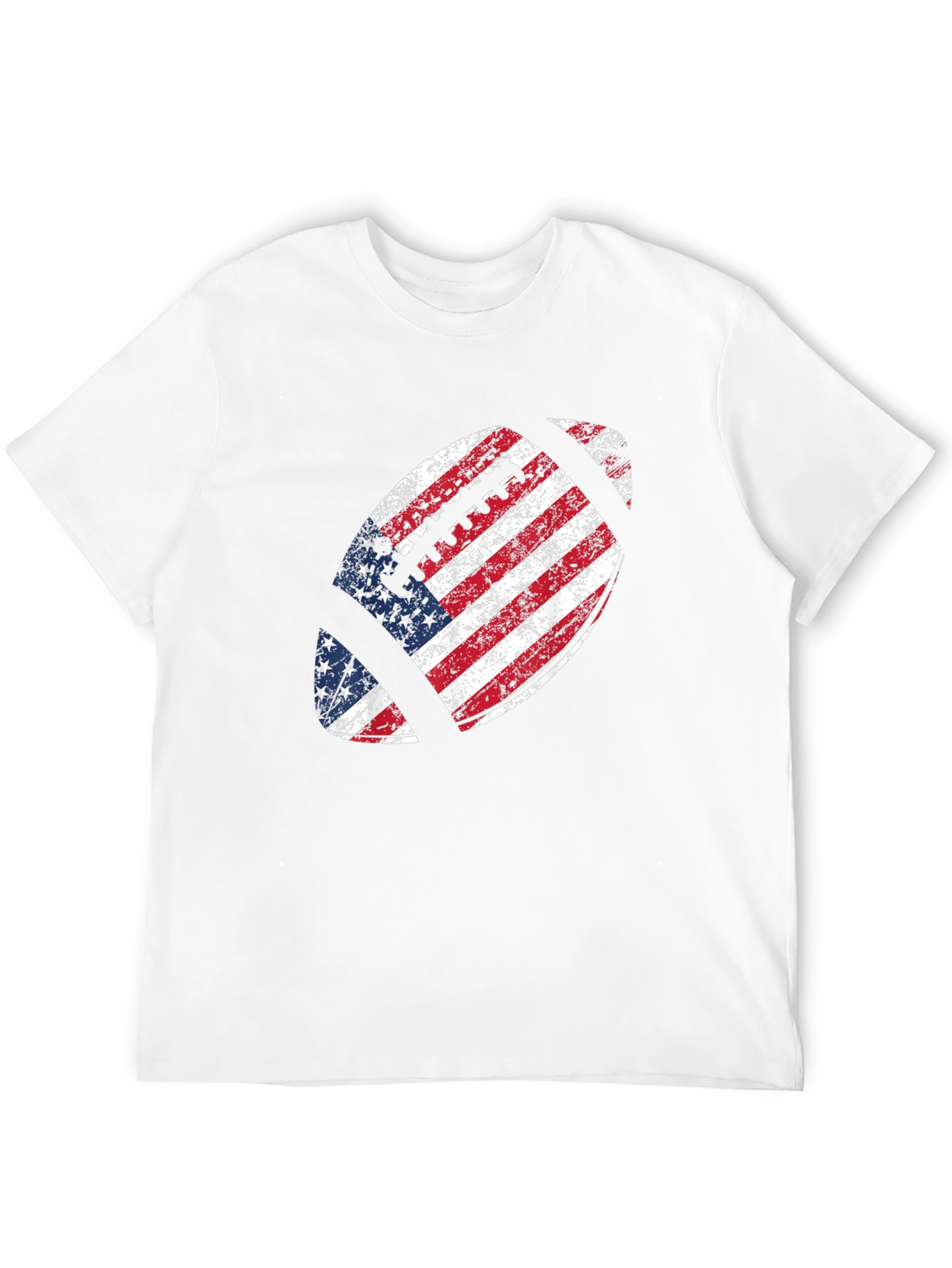 American Flag Football Graphic Tee