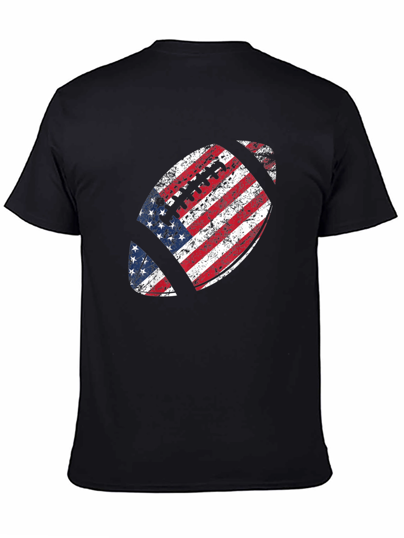 American Flag Football Graphic Tee