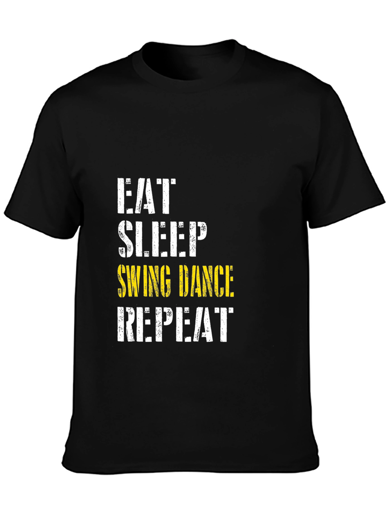 Eat Sleep Swing Dance Repeat Graphic Tee