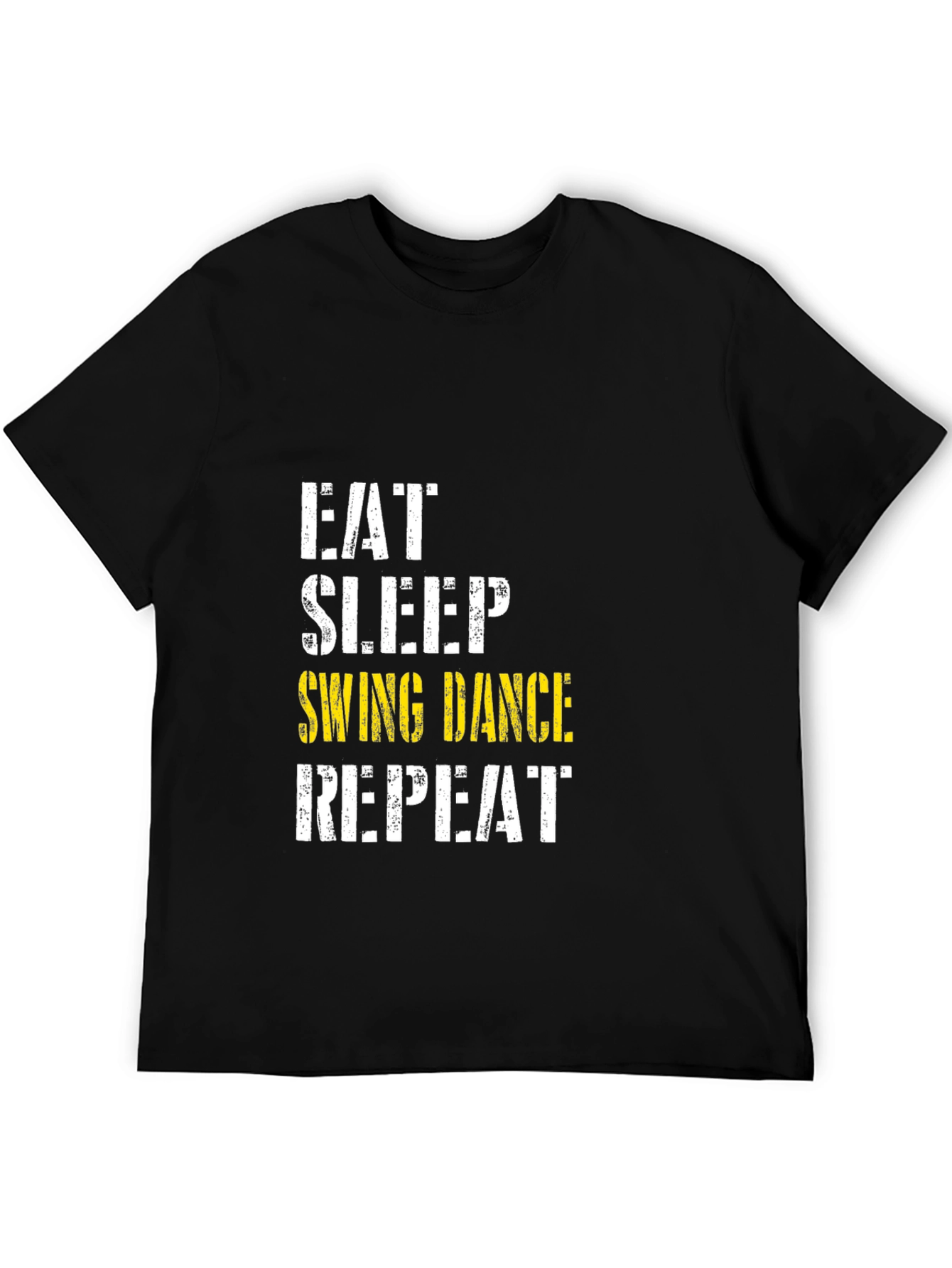 Eat Sleep Swing Dance Repeat Graphic Tee