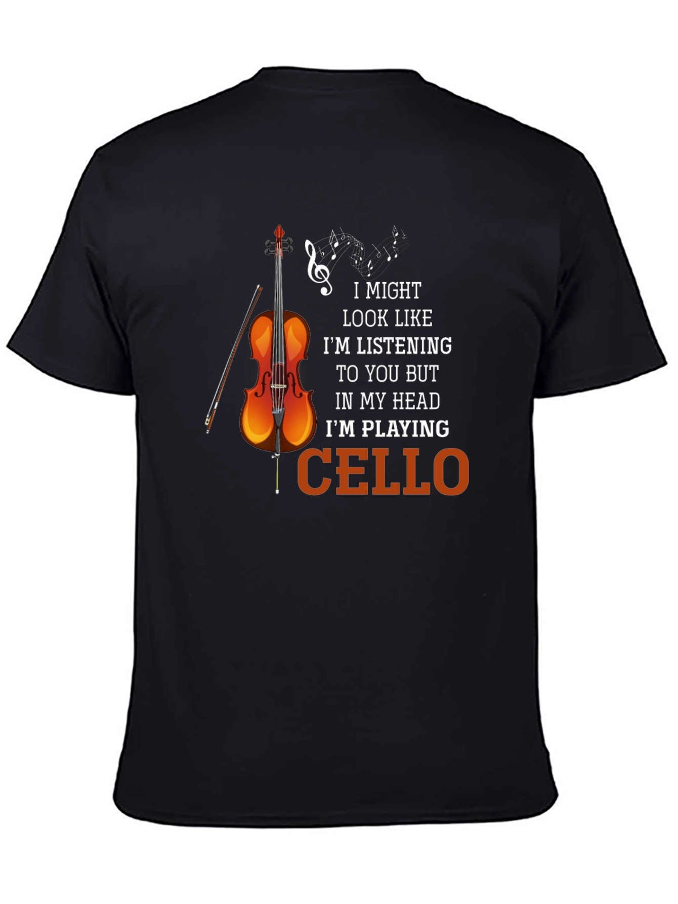 Cello Player T-Shirt Funny Musician Tee