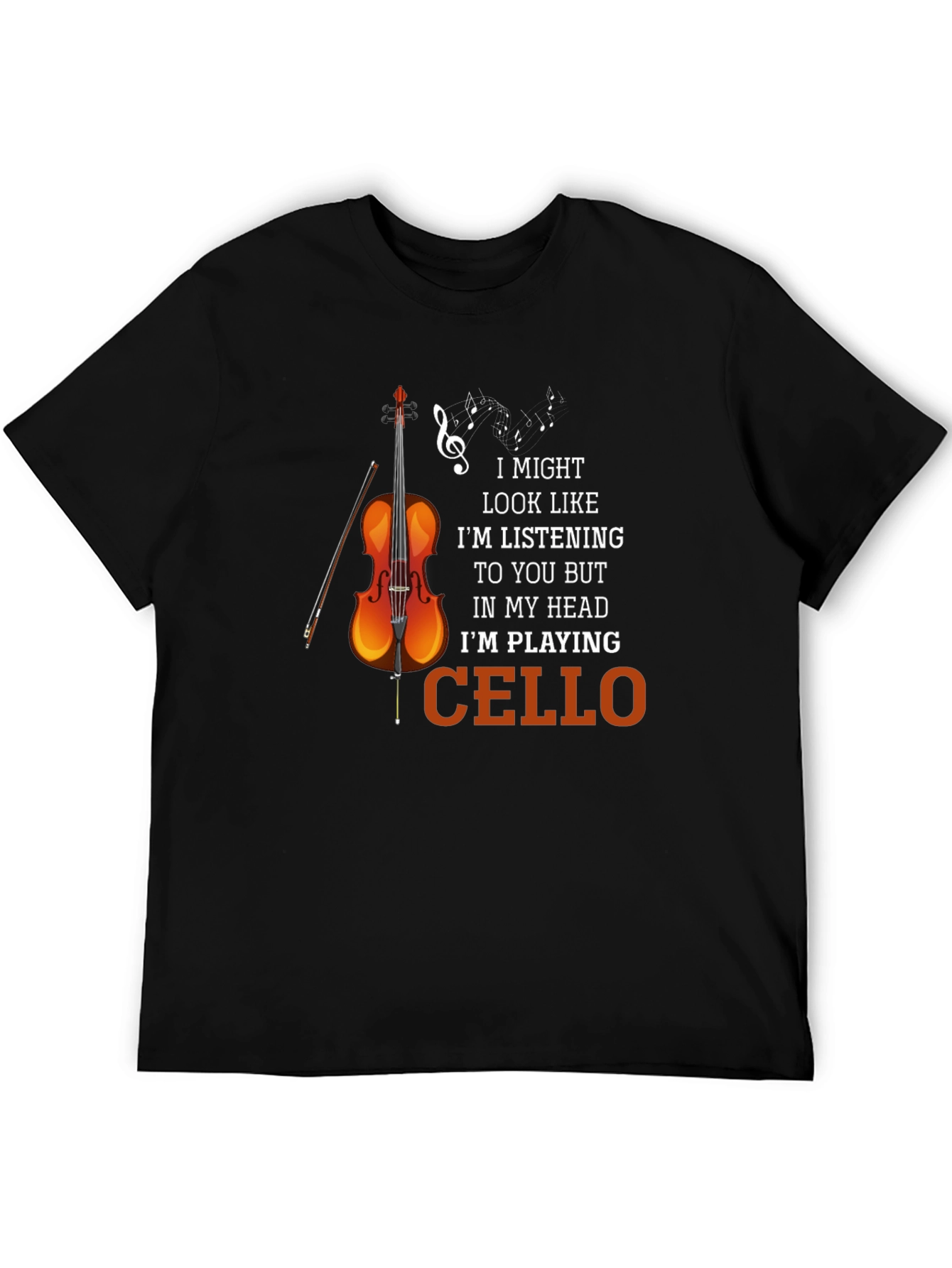 Cello Player T-Shirt Funny Musician Tee