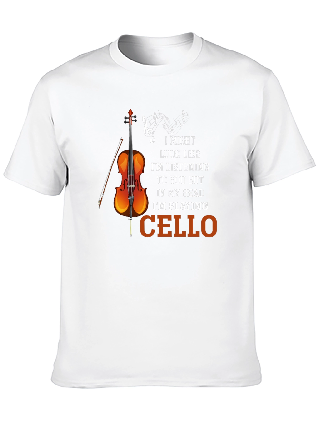Cello Player T-Shirt Funny Musician Tee