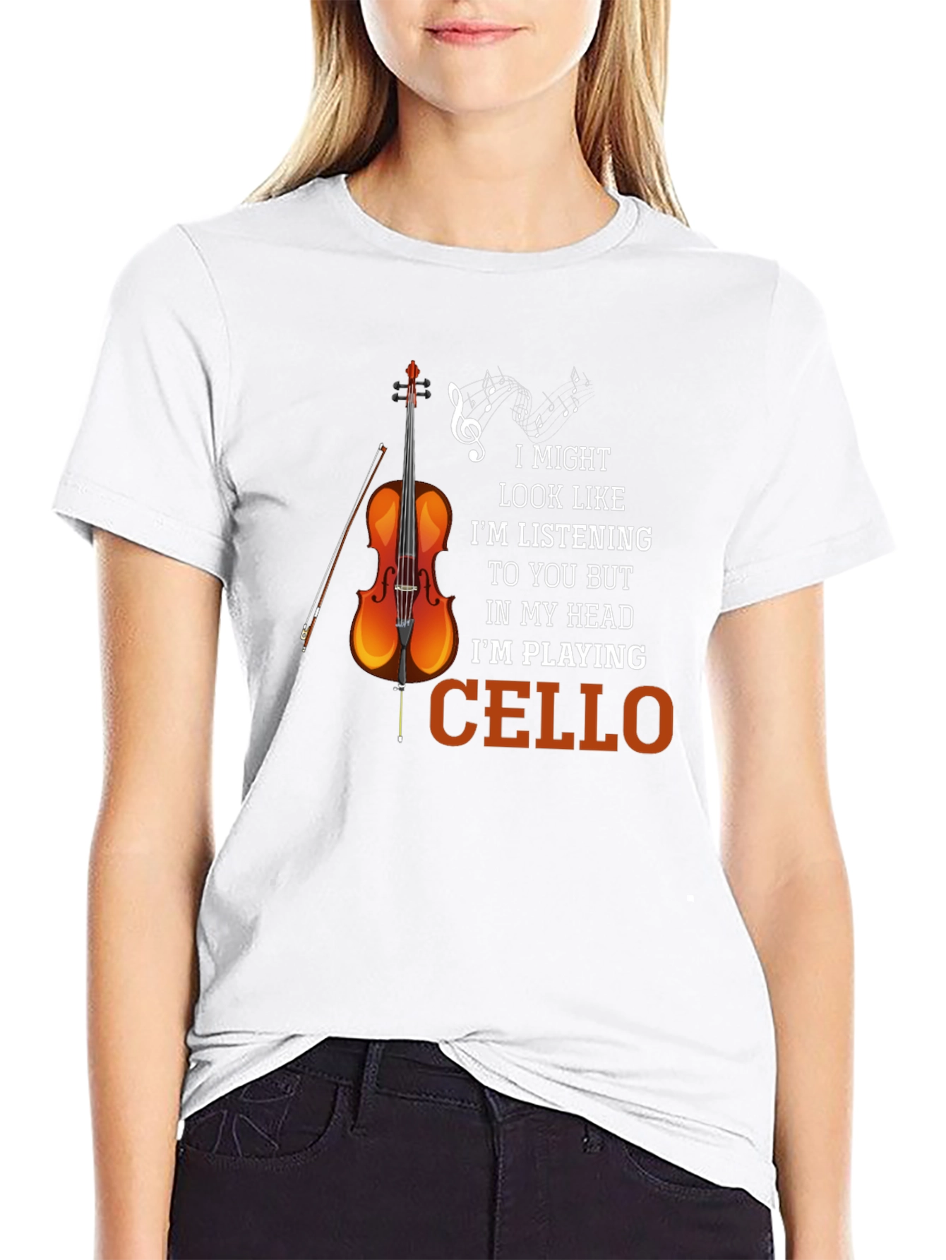 Cello Player T-Shirt Funny Musician Tee