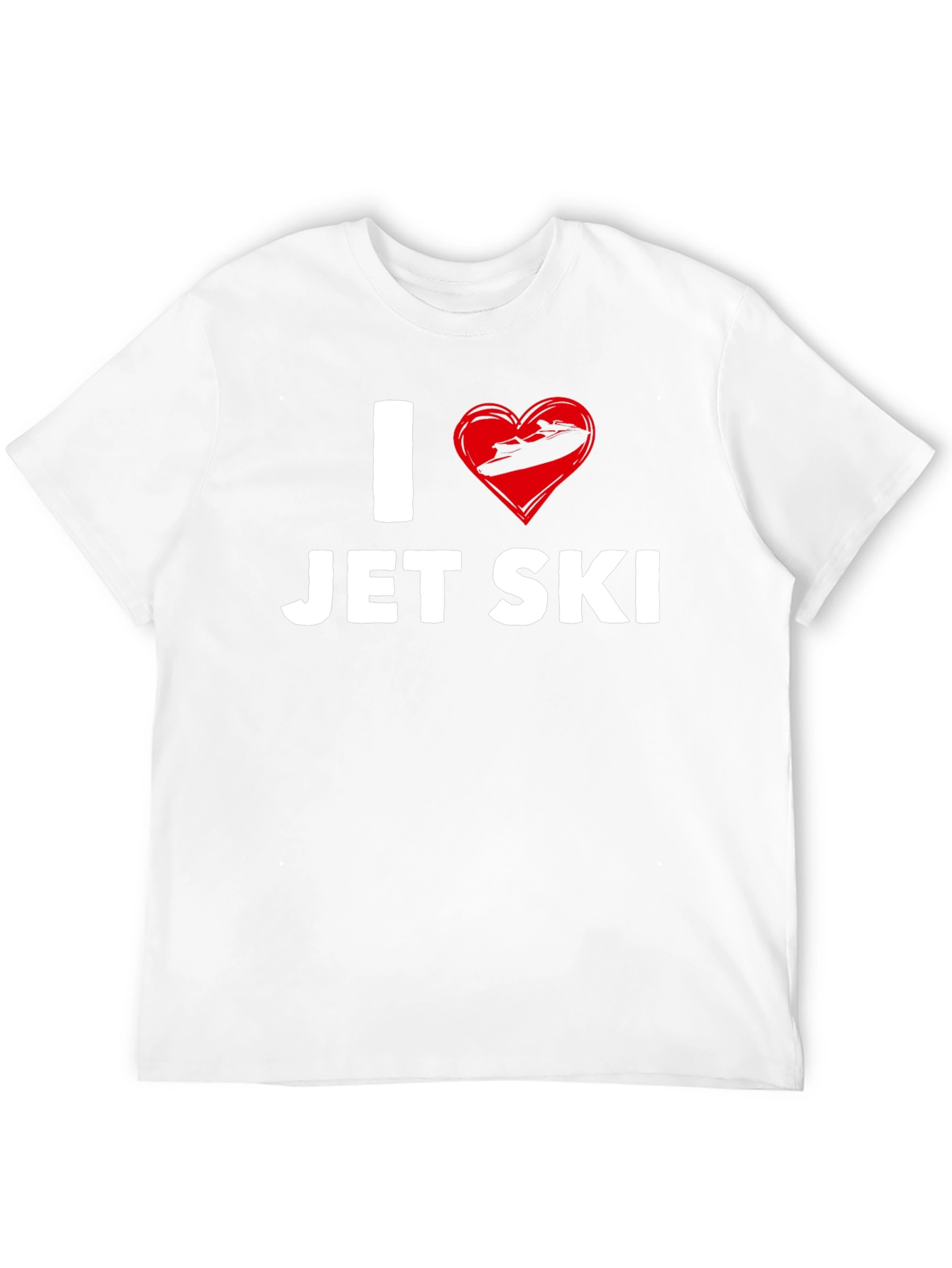 I Heart Jet Ski T-Shirt - Black Graphic Tee