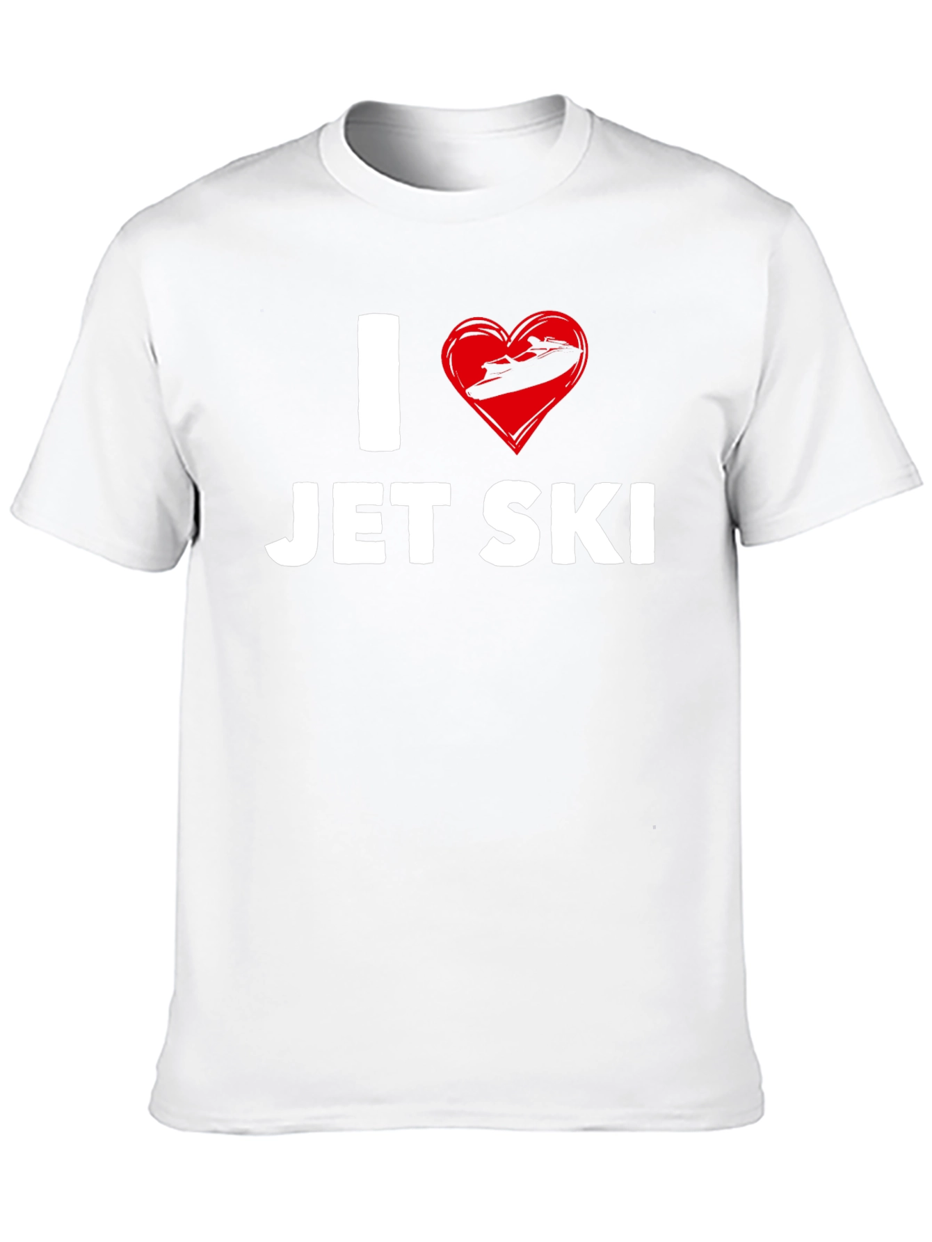 I Heart Jet Ski T-Shirt - Black Graphic Tee