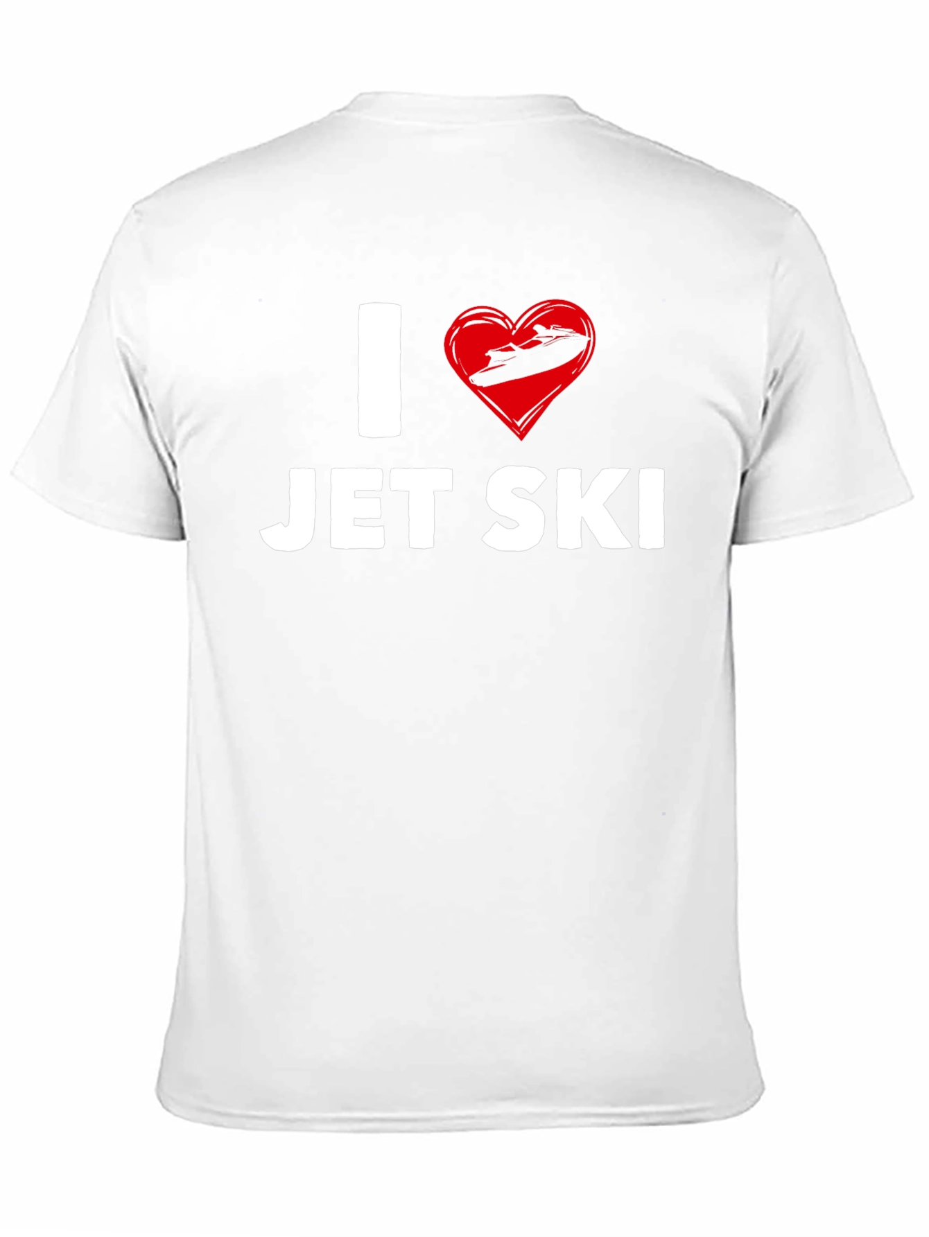 I Heart Jet Ski T-Shirt - Black Graphic Tee