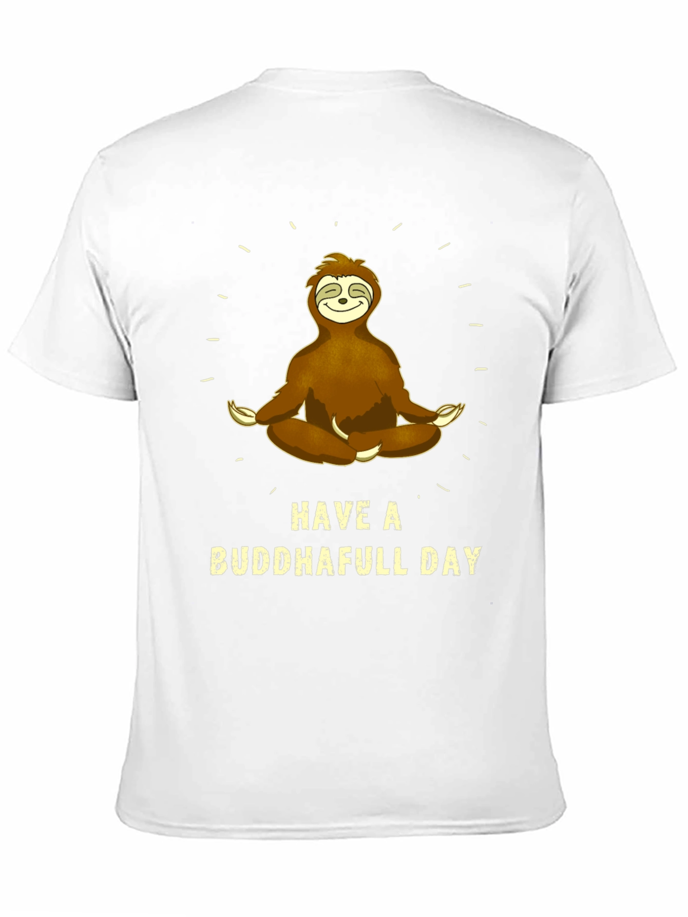 Buddha Sloth Graphic T-Shirt