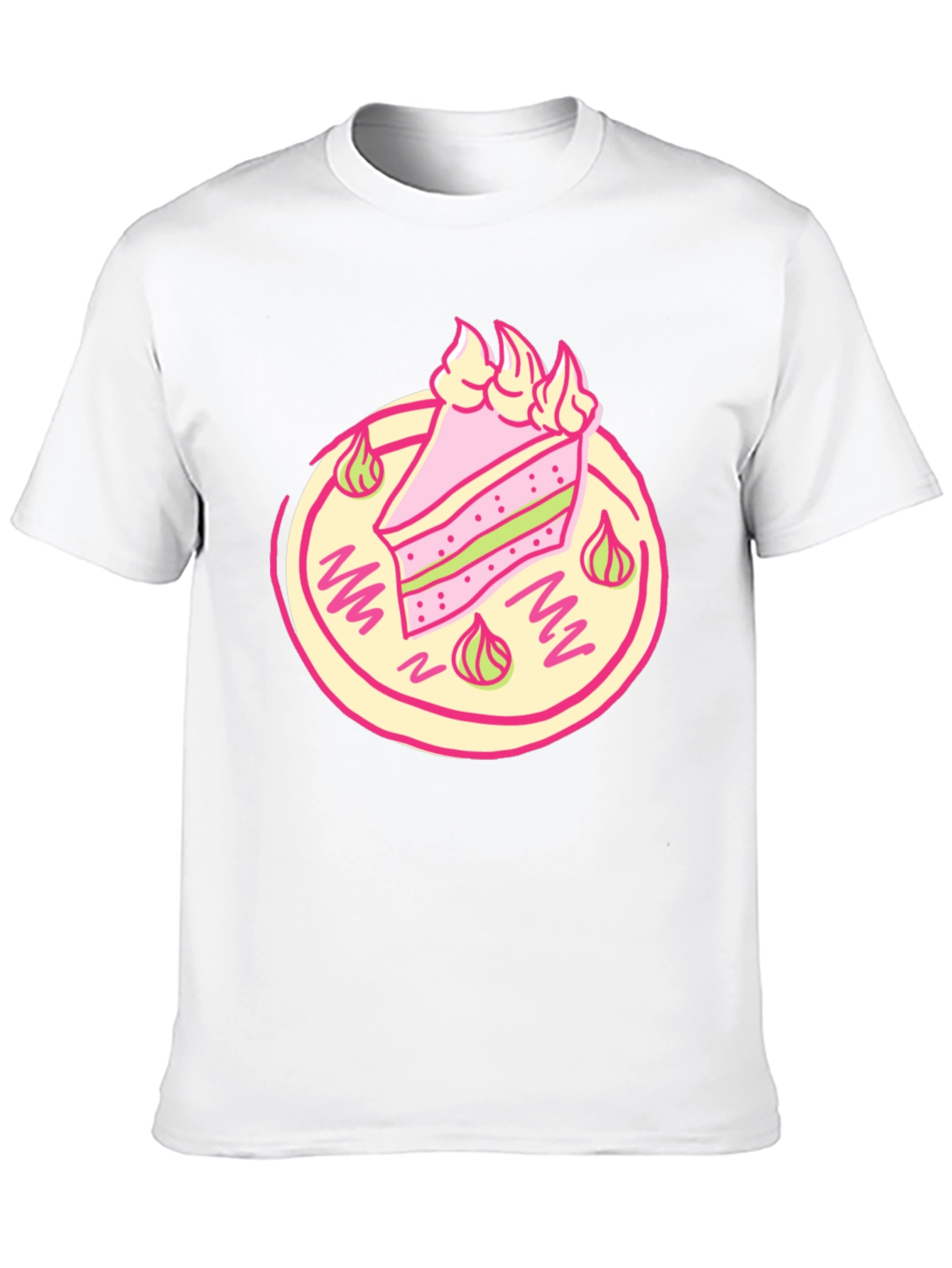Cake Slice Graphic Tee - Sweet Treat T-Shirt