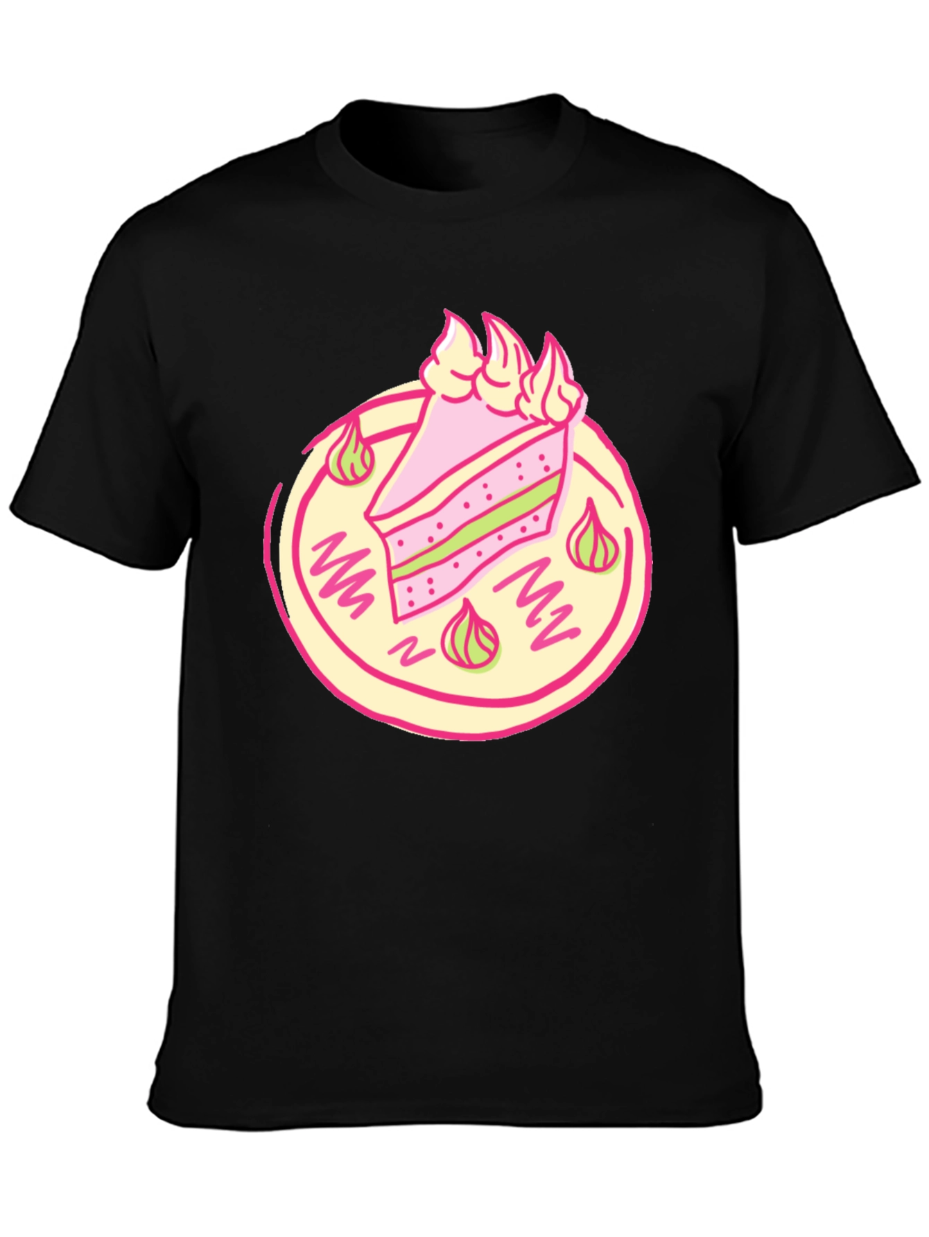 Cake Slice Graphic Tee - Sweet Treat T-Shirt