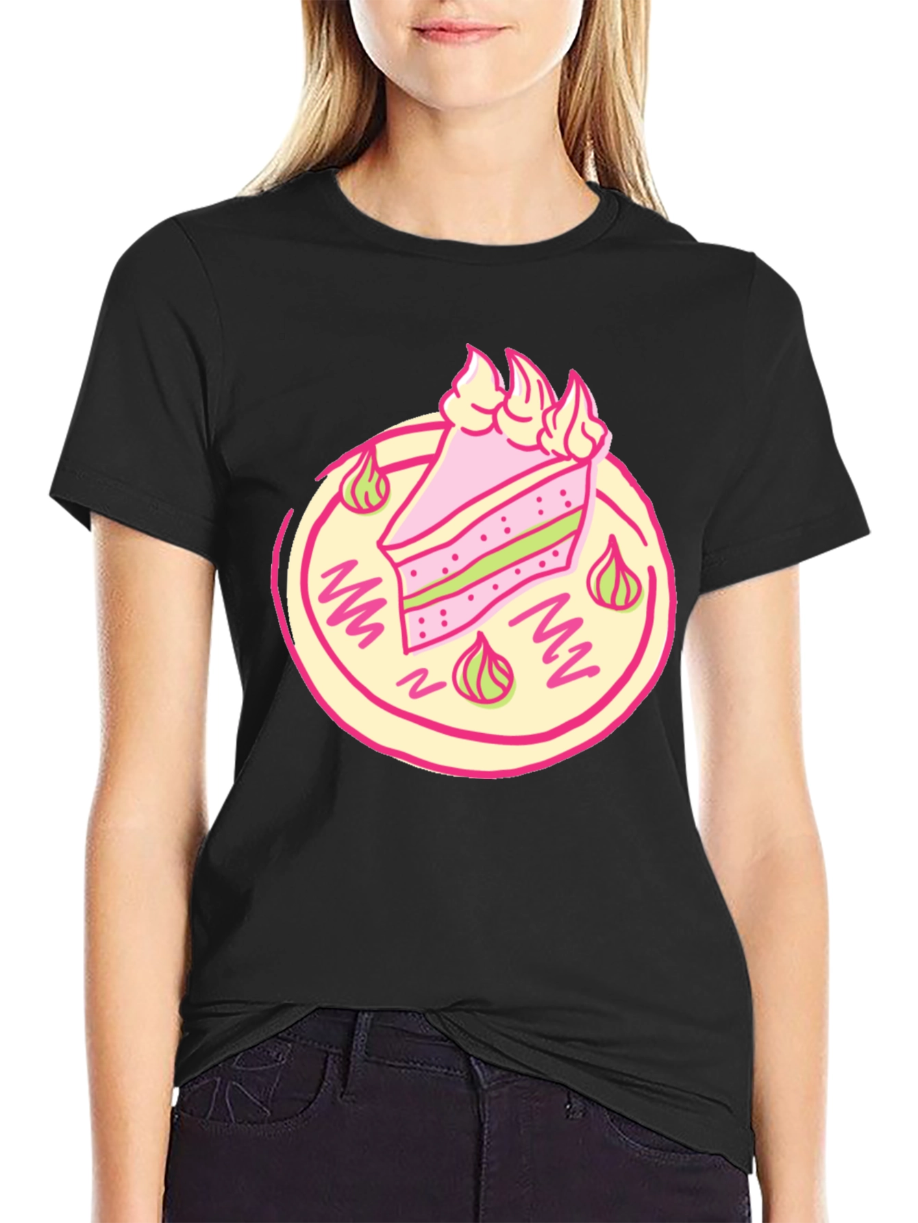 Cake Slice Graphic Tee - Sweet Treat T-Shirt