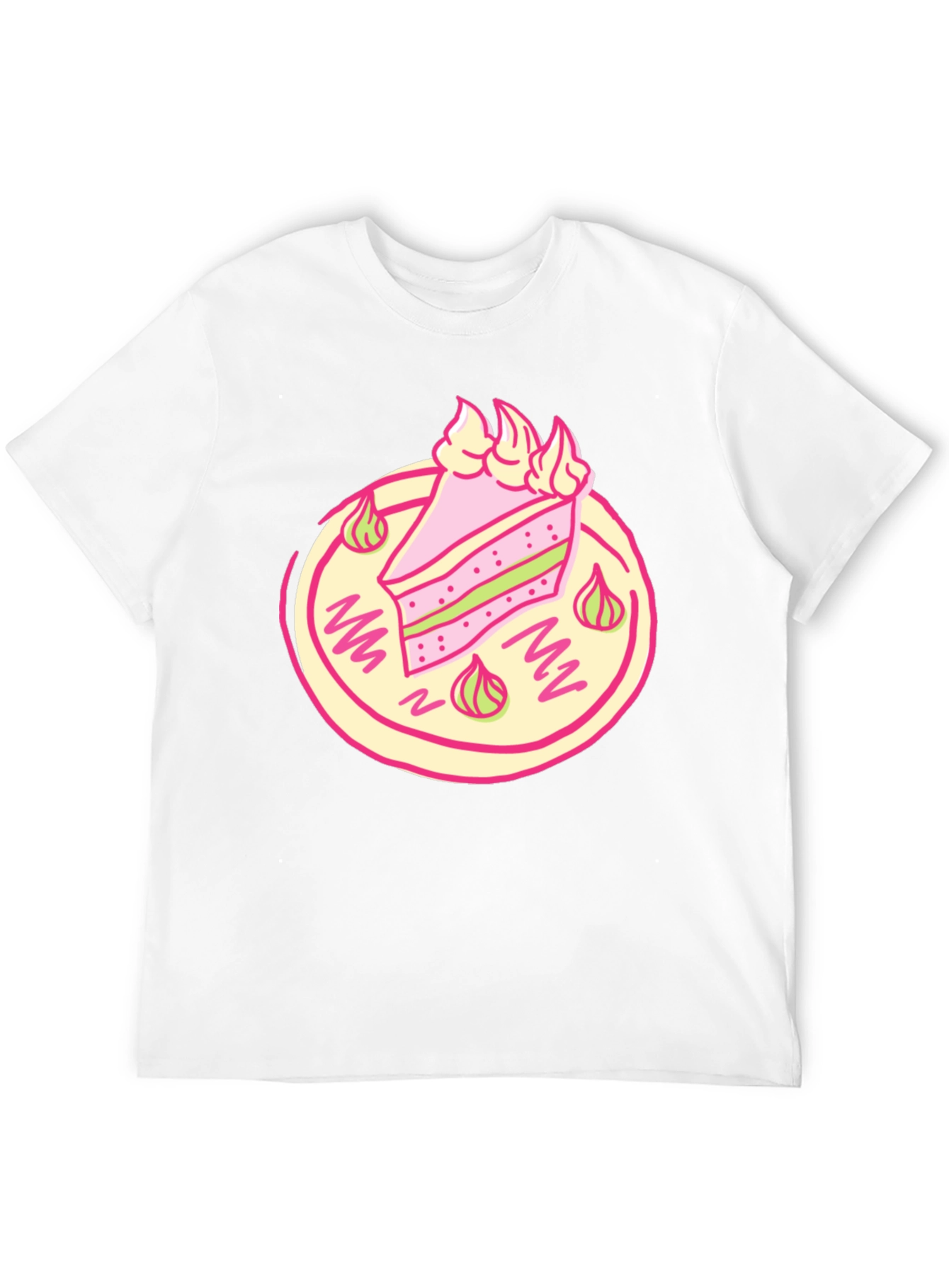 Cake Slice Graphic Tee - Sweet Treat T-Shirt