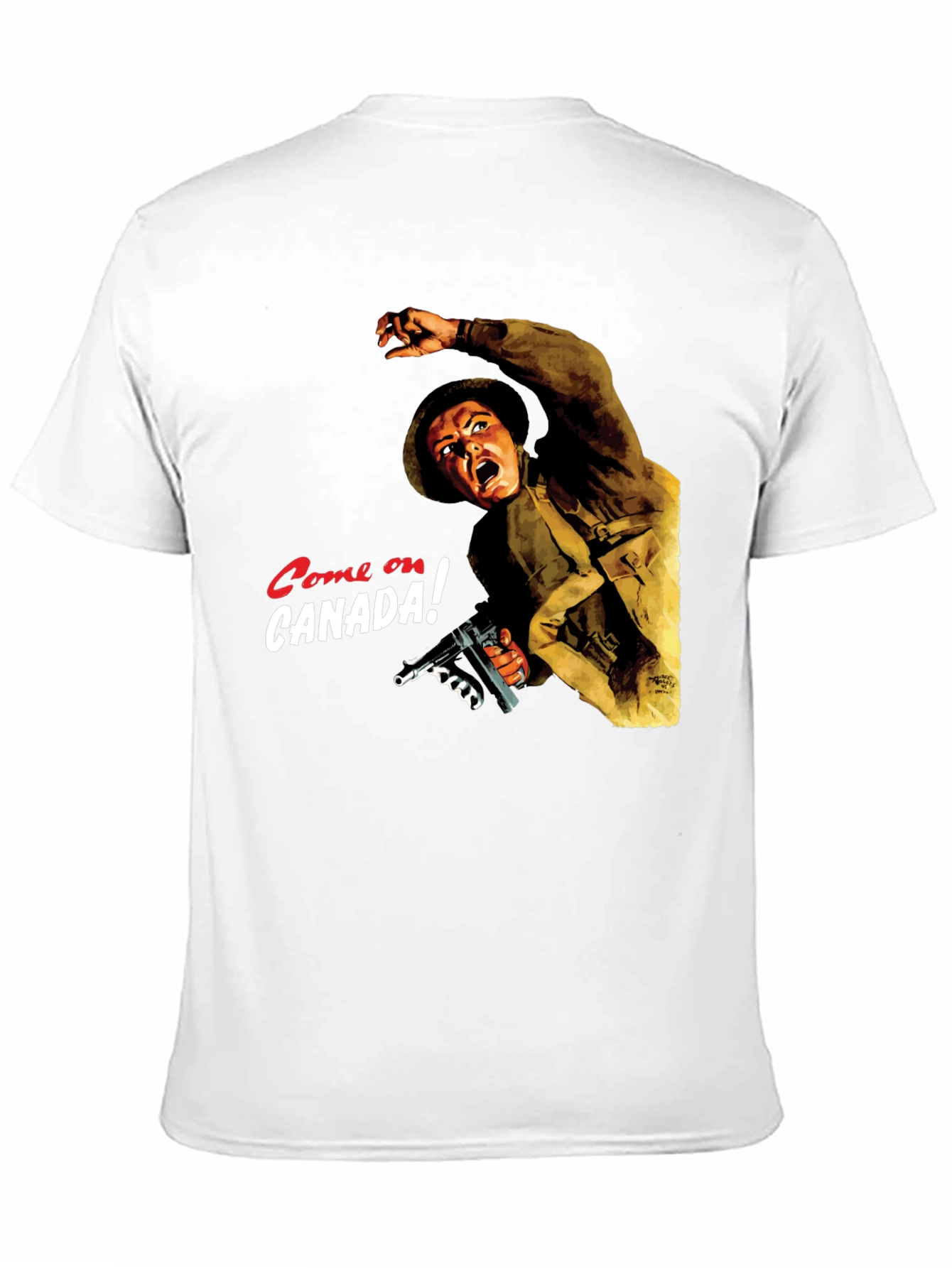 Come On Canada! Graphic T-Shirt - Patriotic Design