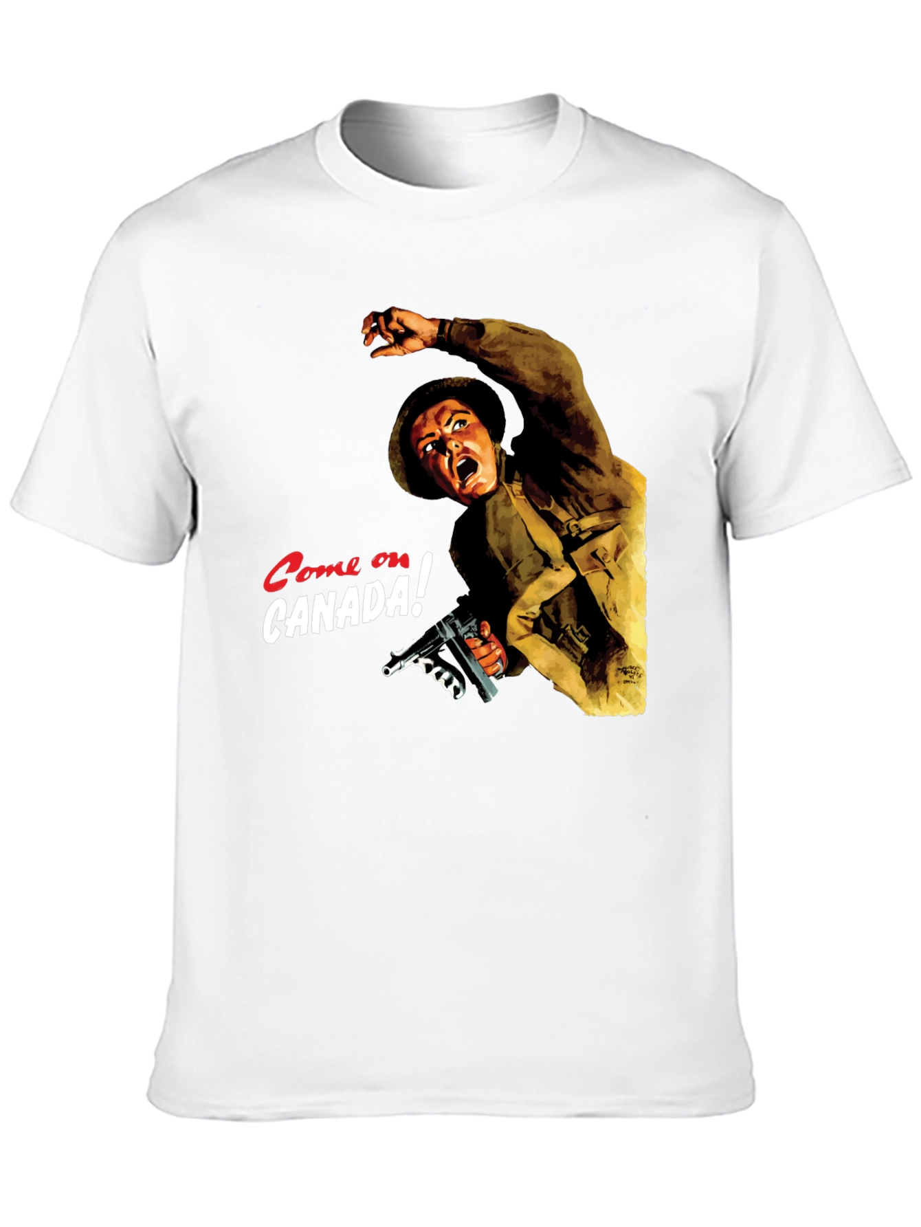 Come On Canada! Graphic T-Shirt - Patriotic Design