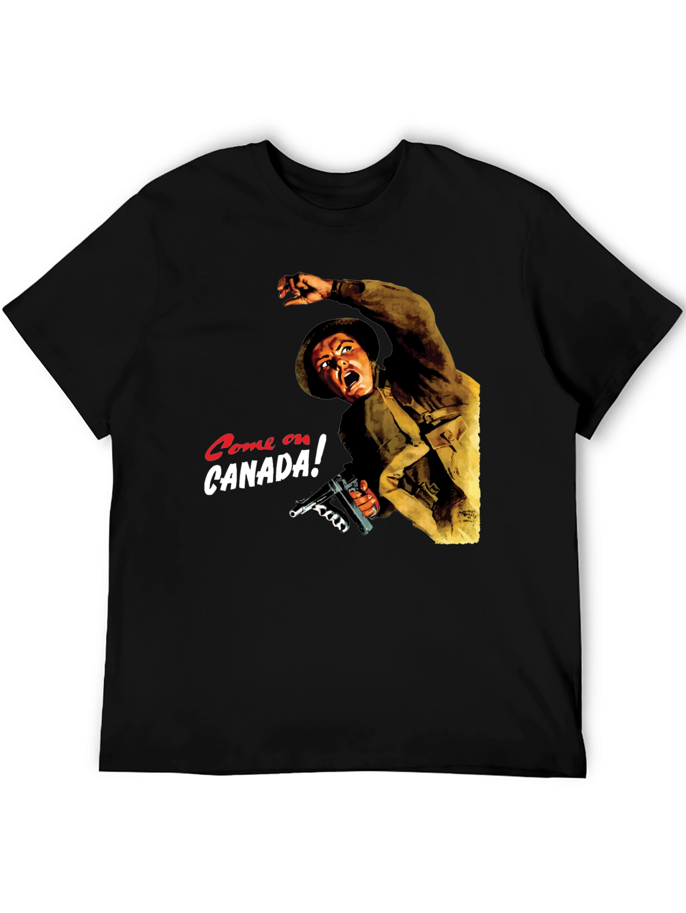 Come On Canada! Graphic T-Shirt - Patriotic Design