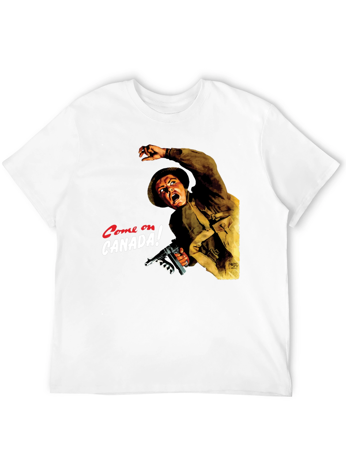 Come On Canada! Graphic T-Shirt - Patriotic Design