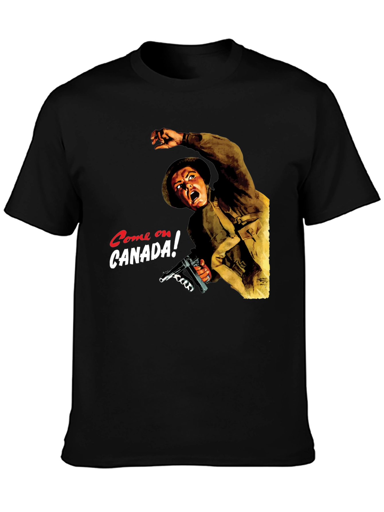 Come On Canada! Graphic T-Shirt - Patriotic Design