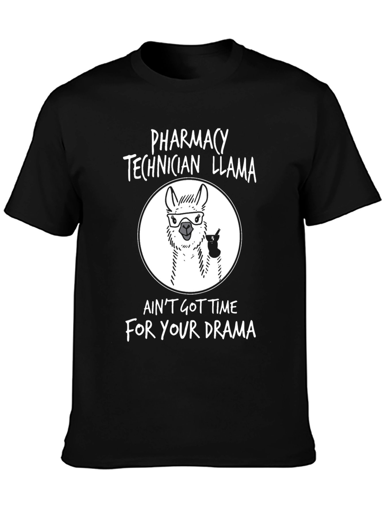 Pharmacy Technician Llama T-Shirt
