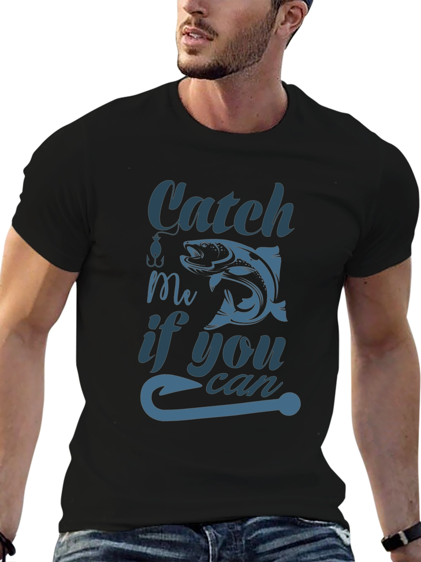 Catch Me If You Can Fishing T-Shirt