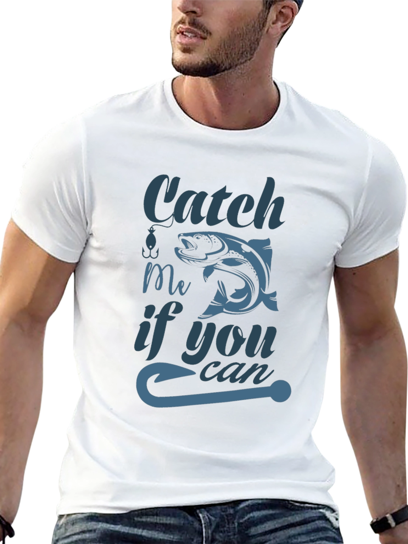 Catch Me If You Can Fishing T-Shirt
