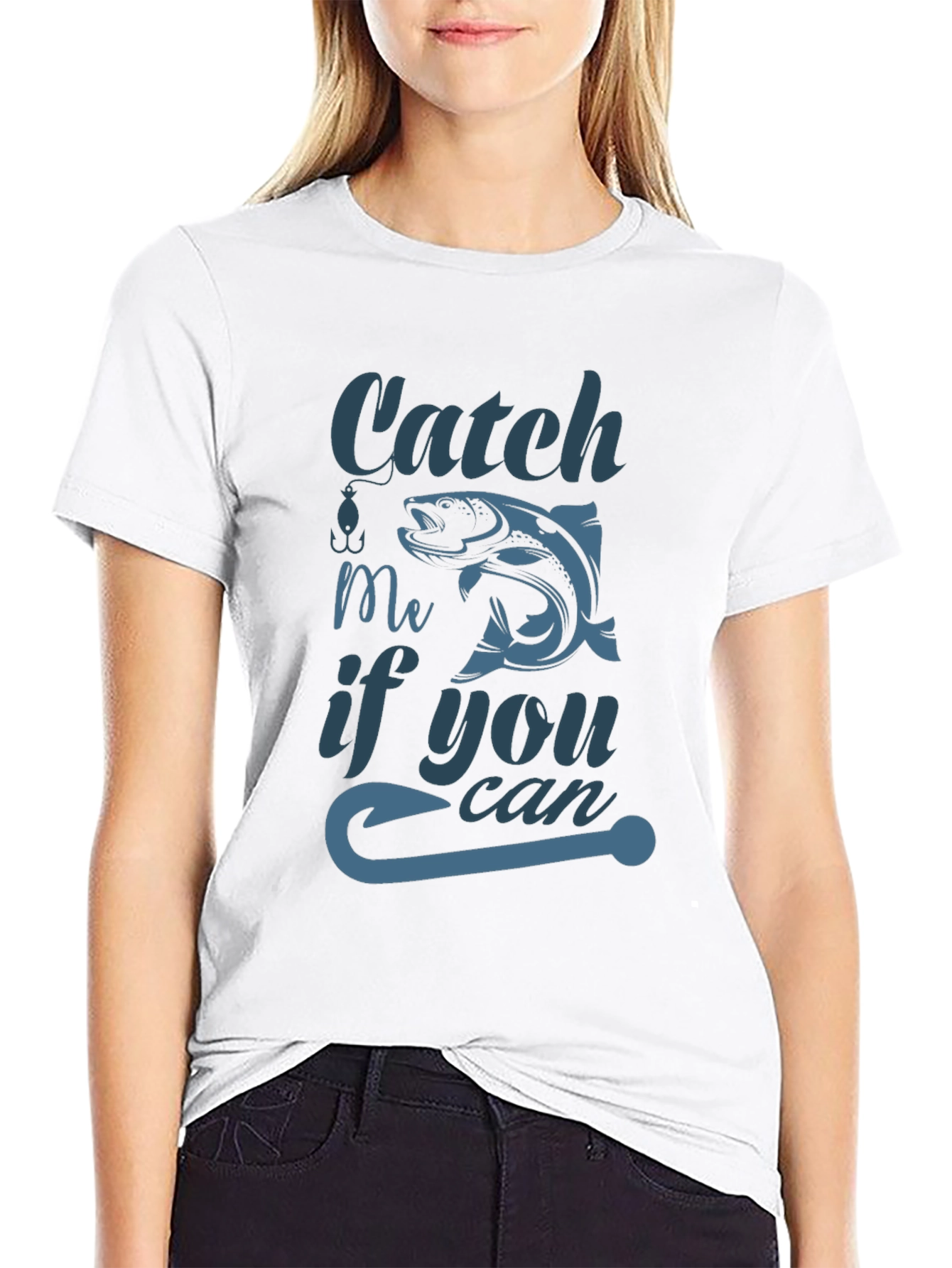 Catch Me If You Can Fishing T-Shirt