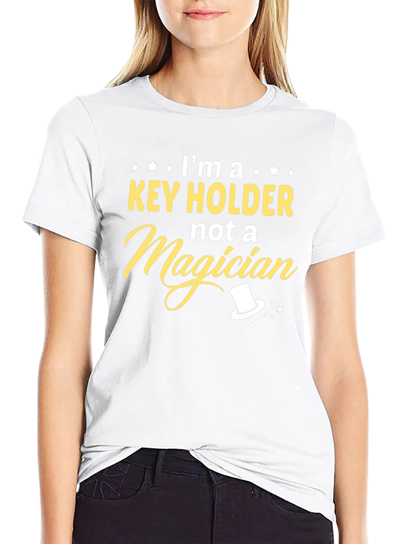 Key Holder Not A Magician Novelty T-Shirt