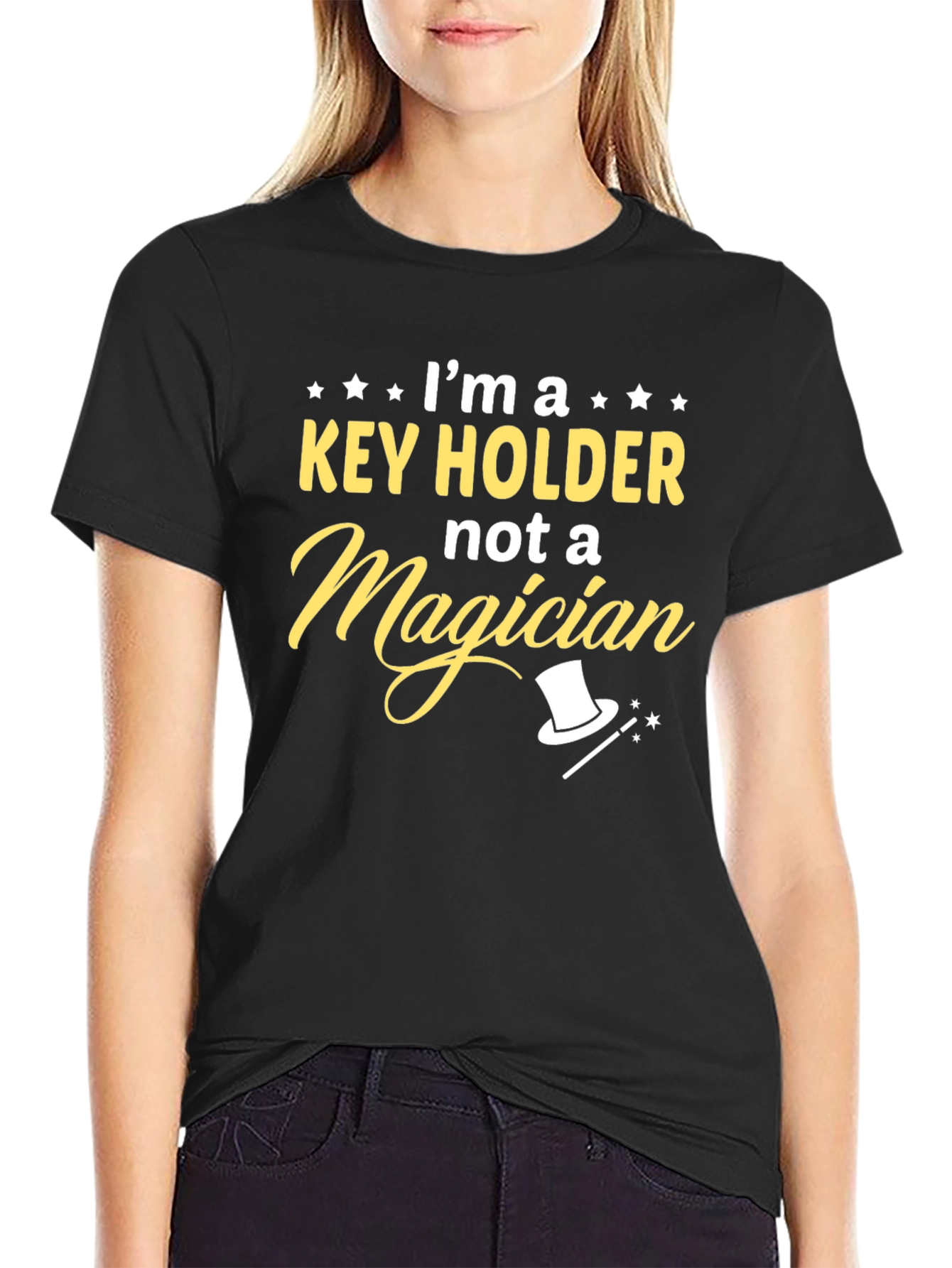 Key Holder Not A Magician Novelty T-Shirt