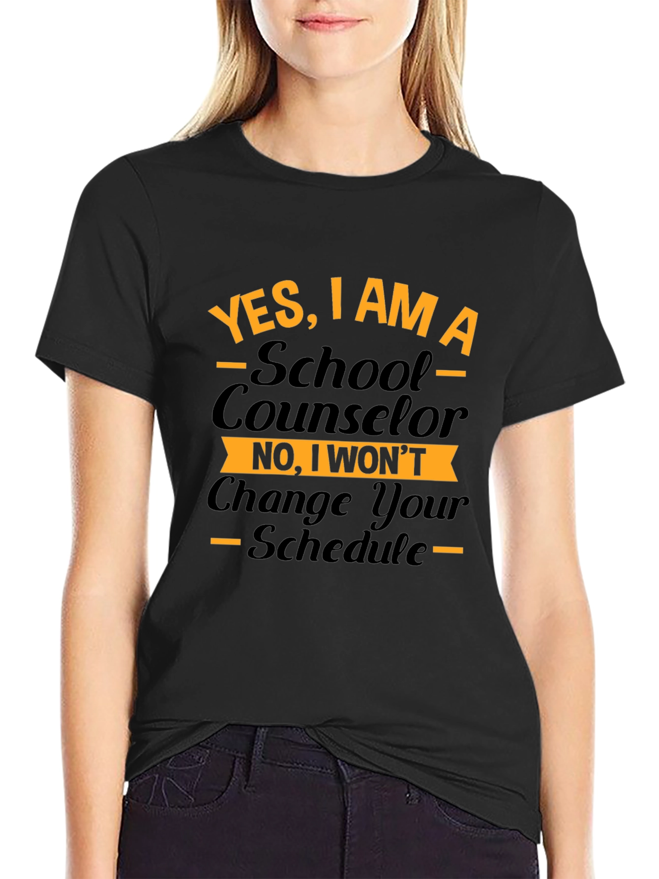 School Counselor T-Shirt - Funny Schedule Tee