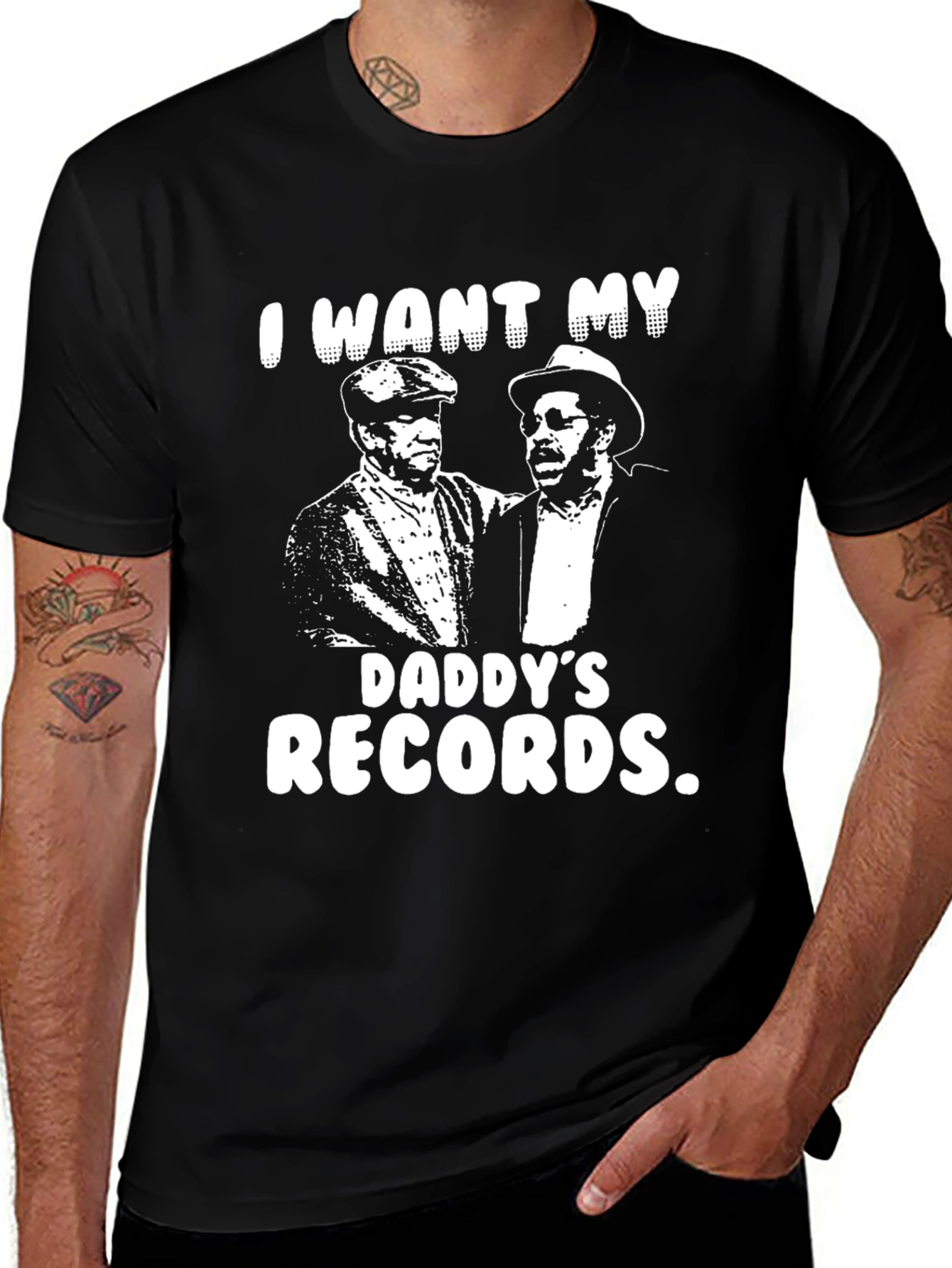 I Want My Daddys Records T-Shirt