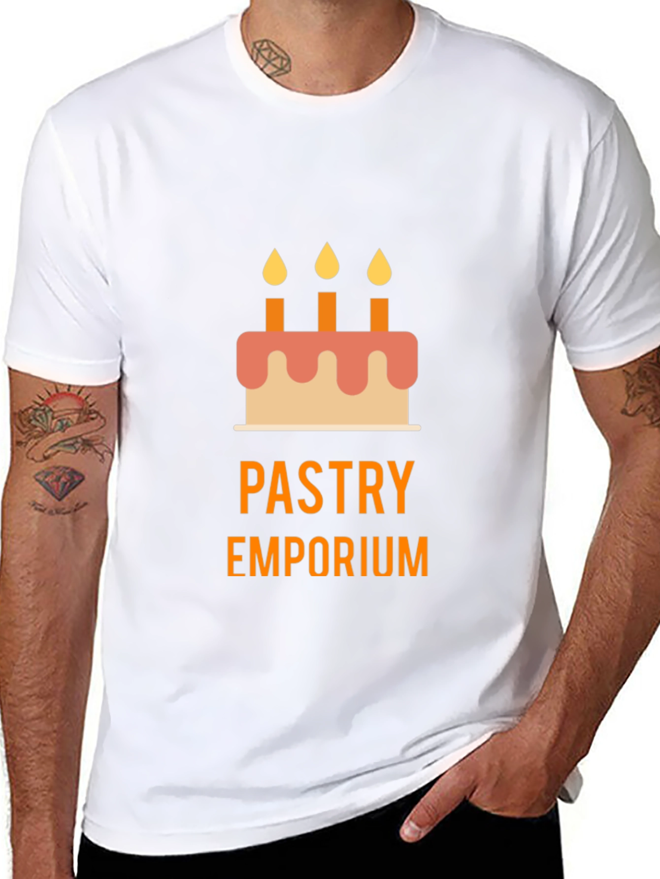 Pastry Emporium T-Shirt | Unique Cake Design Tee