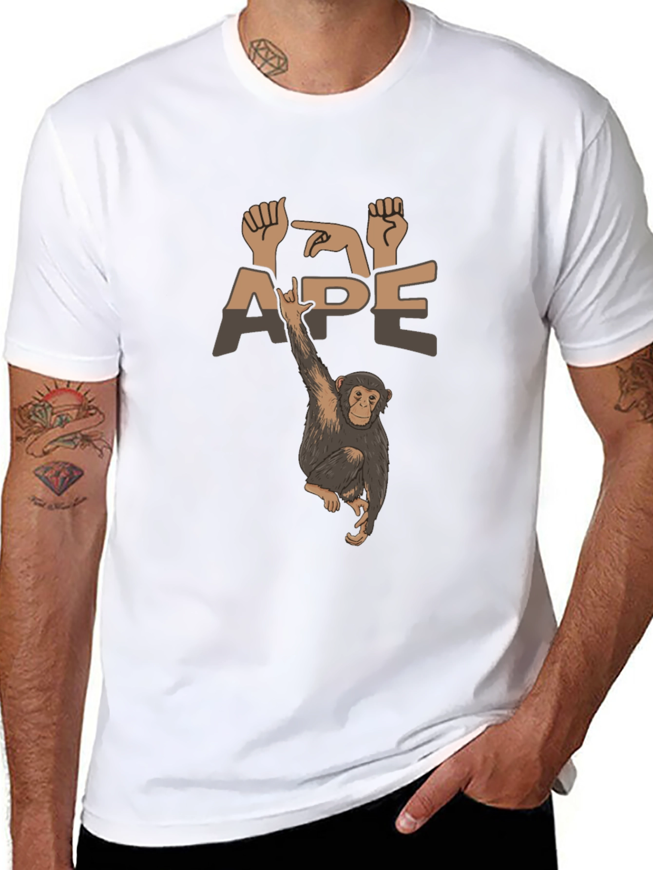 Ape Sign Language T-Shirt