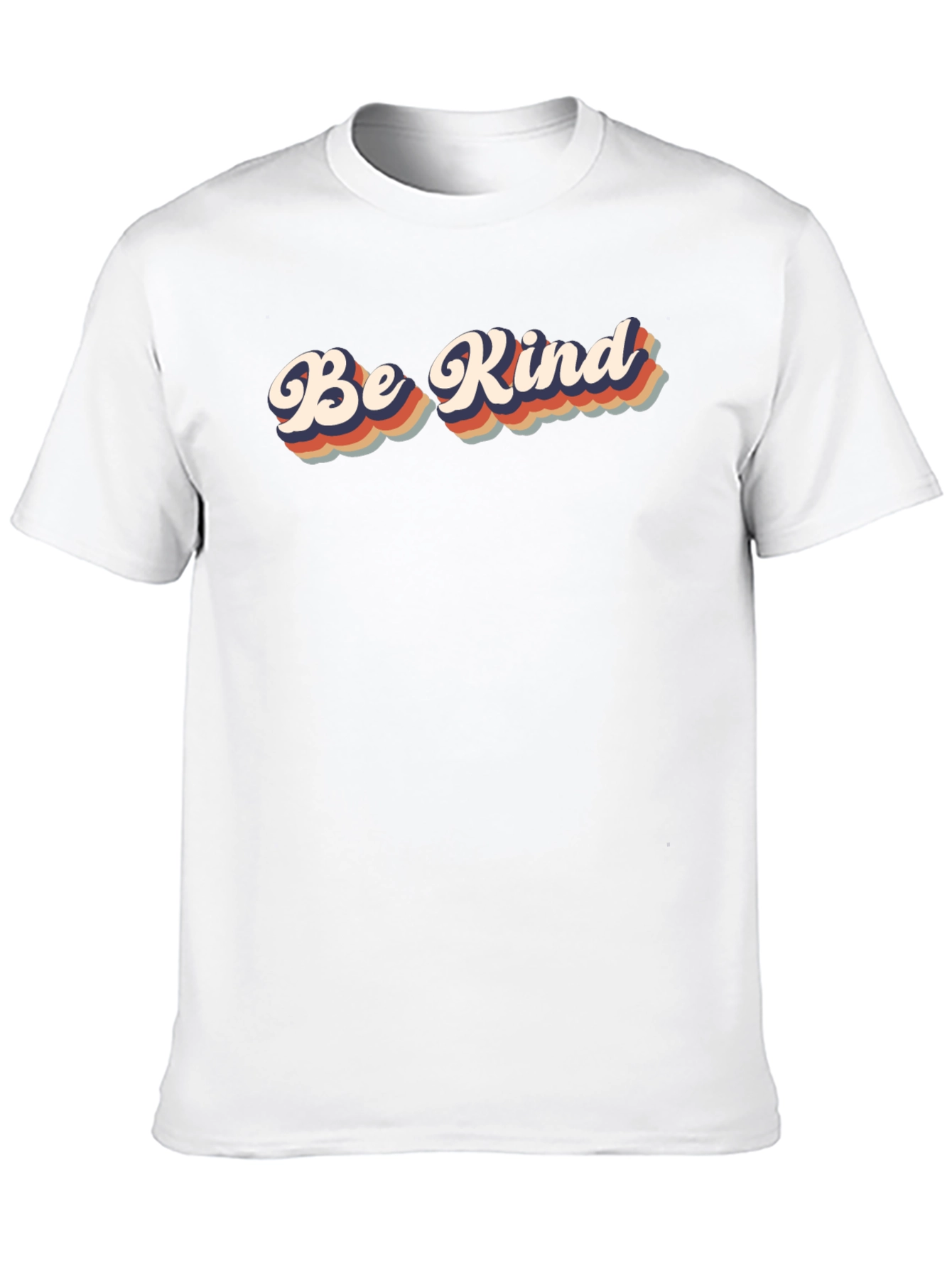Be Kind Retro Graphic Tee - Soft Black T-Shirt