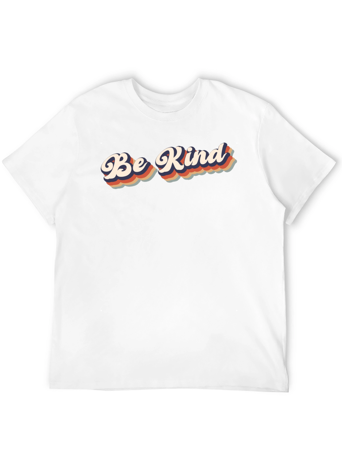 Be Kind Retro Graphic Tee - Soft Black T-Shirt