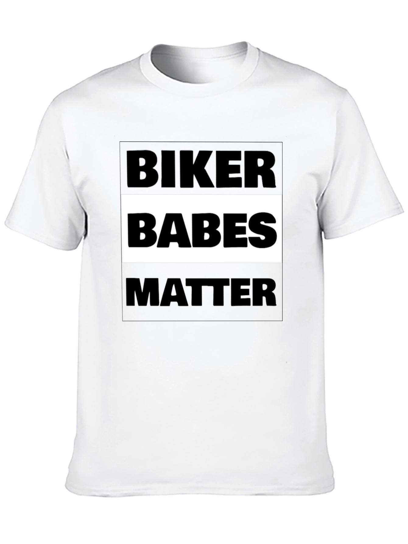 Biker Babes Matter Graphic Tee - Black Cotton T-Shirt