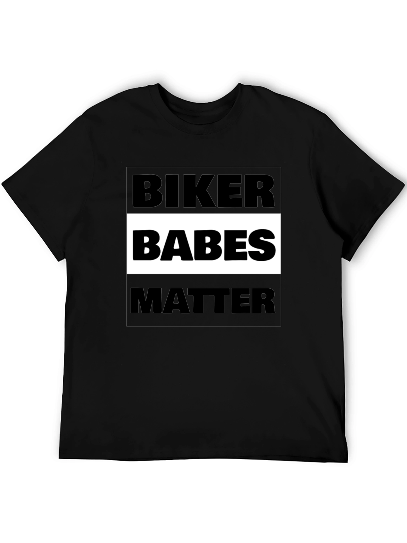 Biker Babes Matter Graphic Tee - Black Cotton T-Shirt