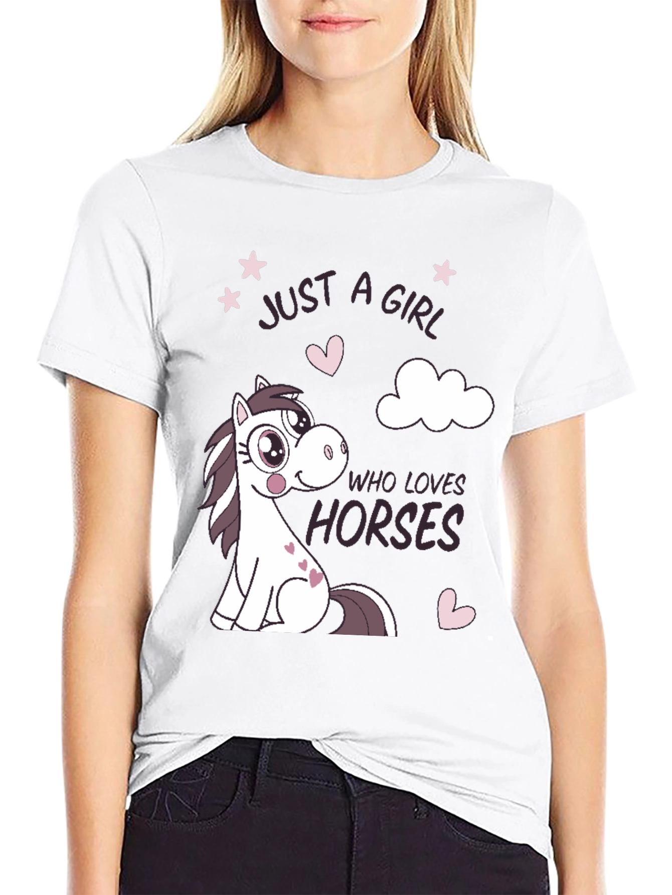 Just A Girl Who Loves Horses T-Shirt