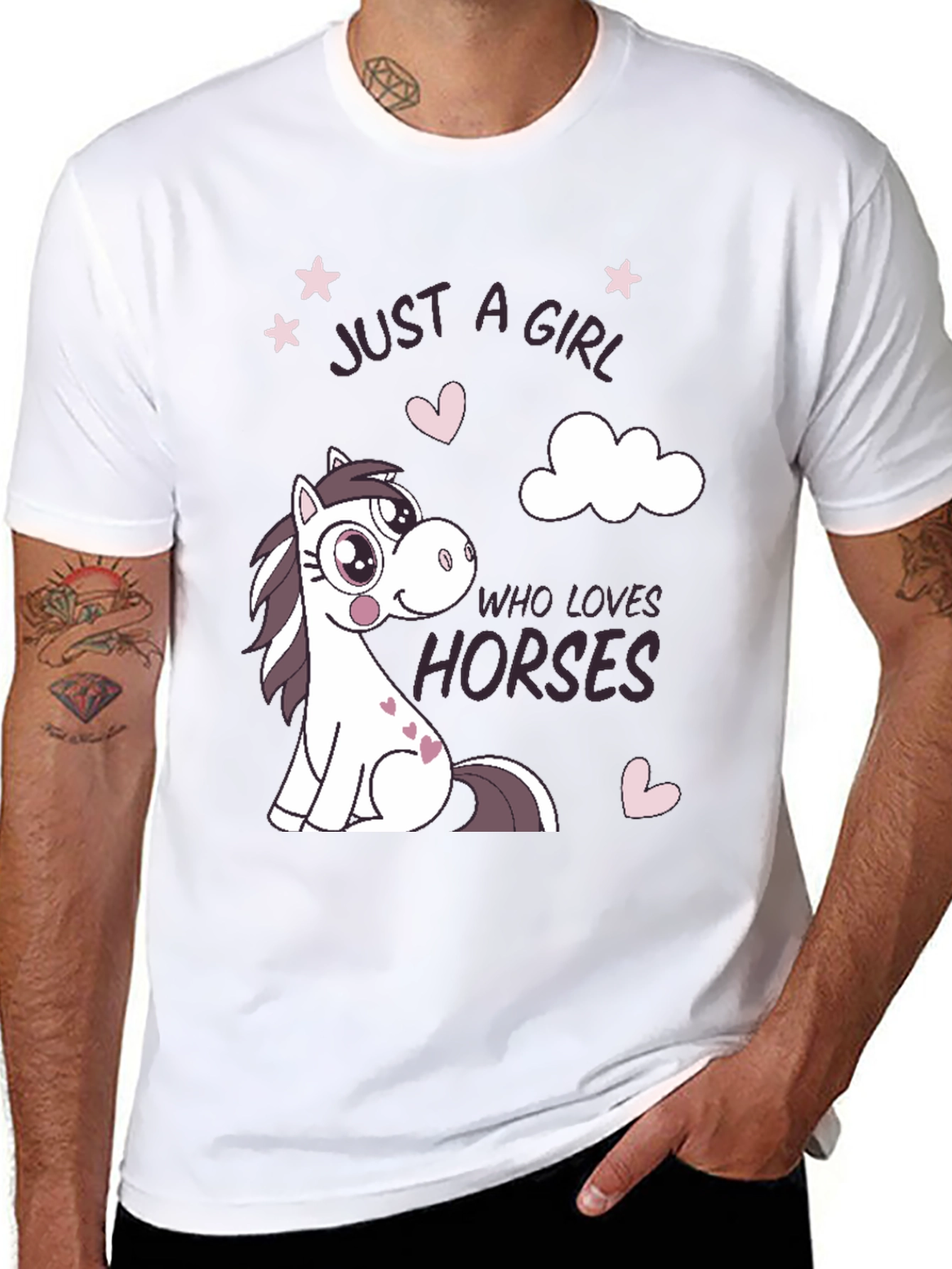 Just A Girl Who Loves Horses T-Shirt
