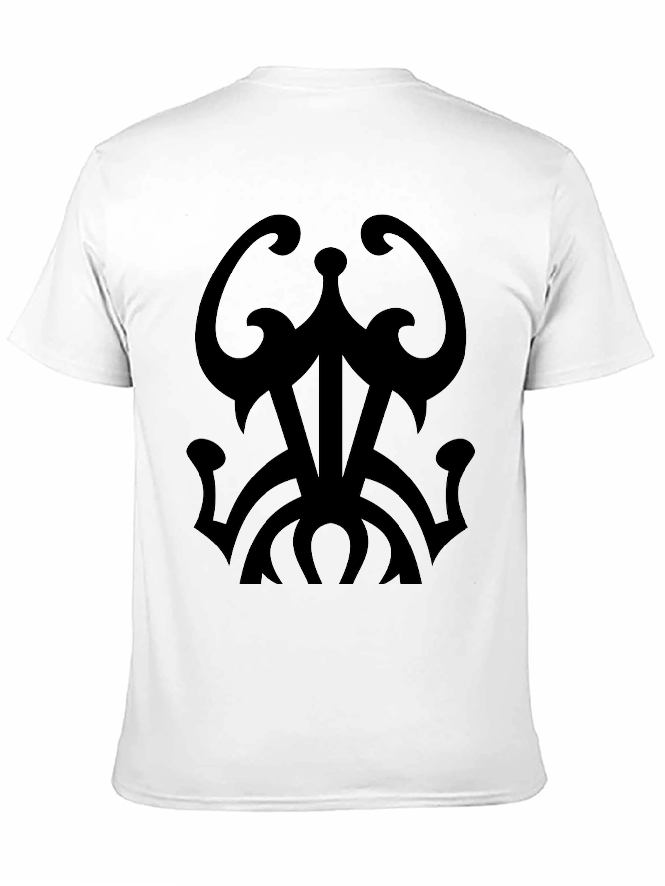 Tribal Design Black T-Shirt