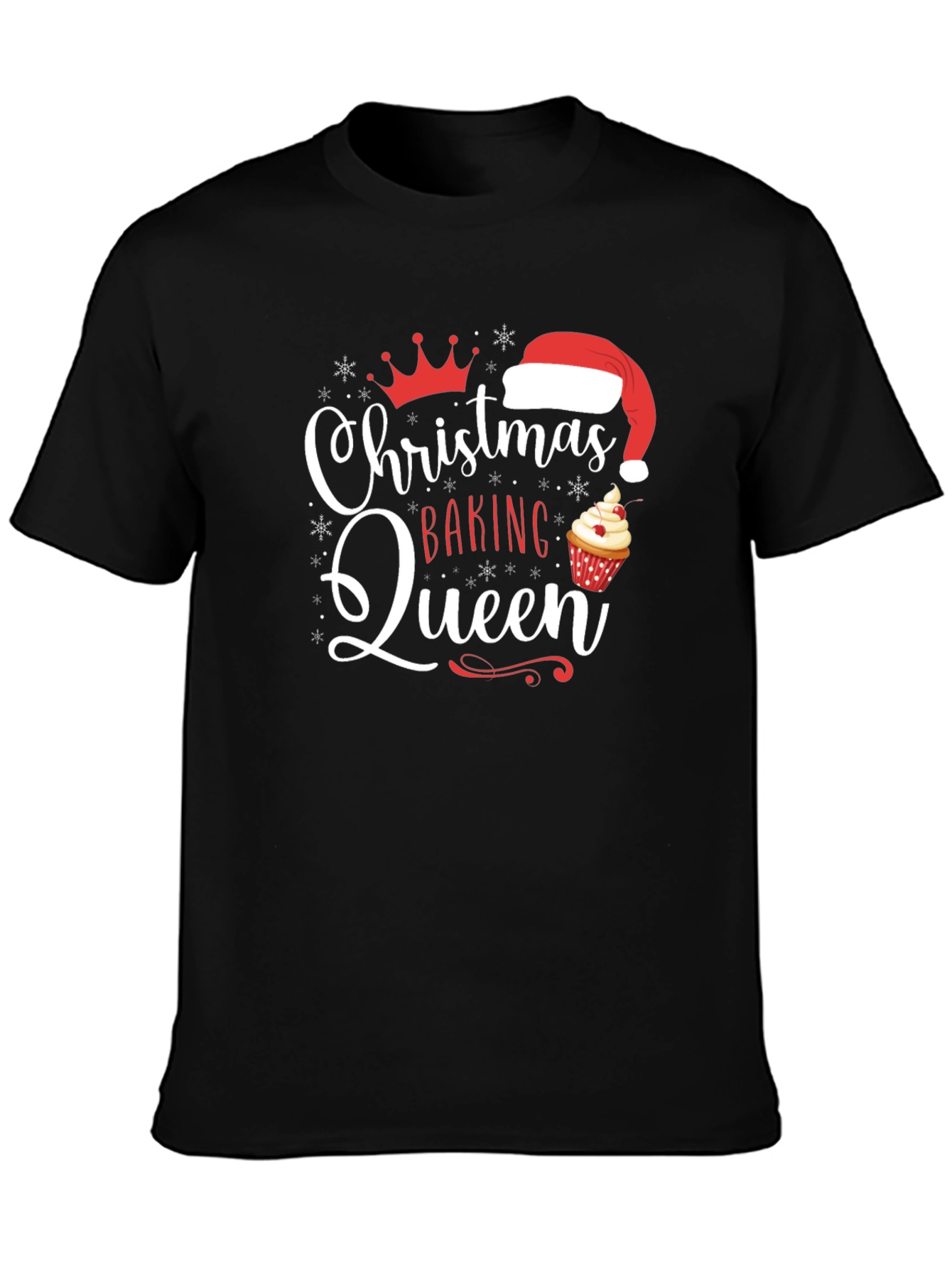 Christmas Baking Queen Graphic T-Shirt