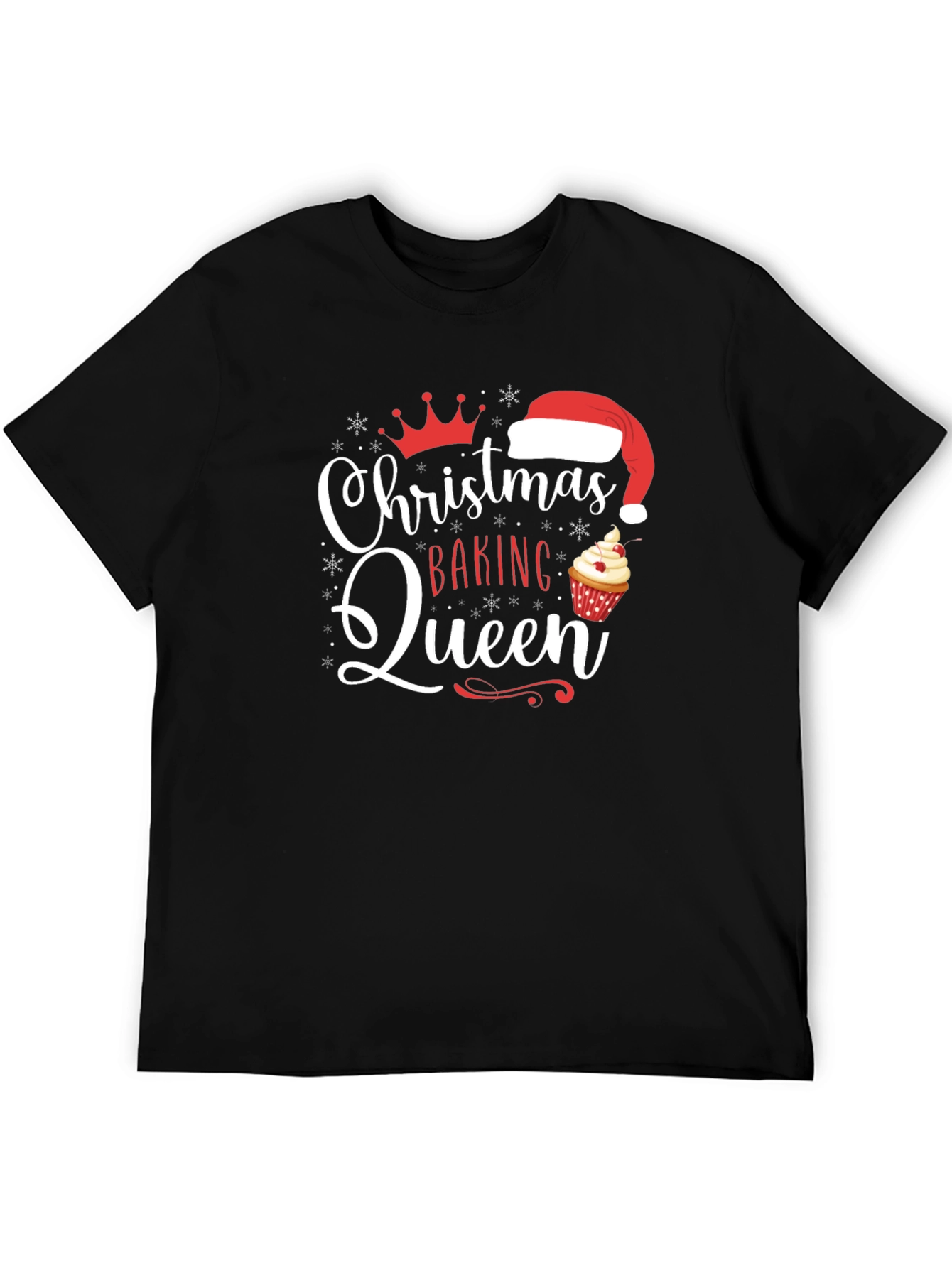 Christmas Baking Queen Graphic T-Shirt