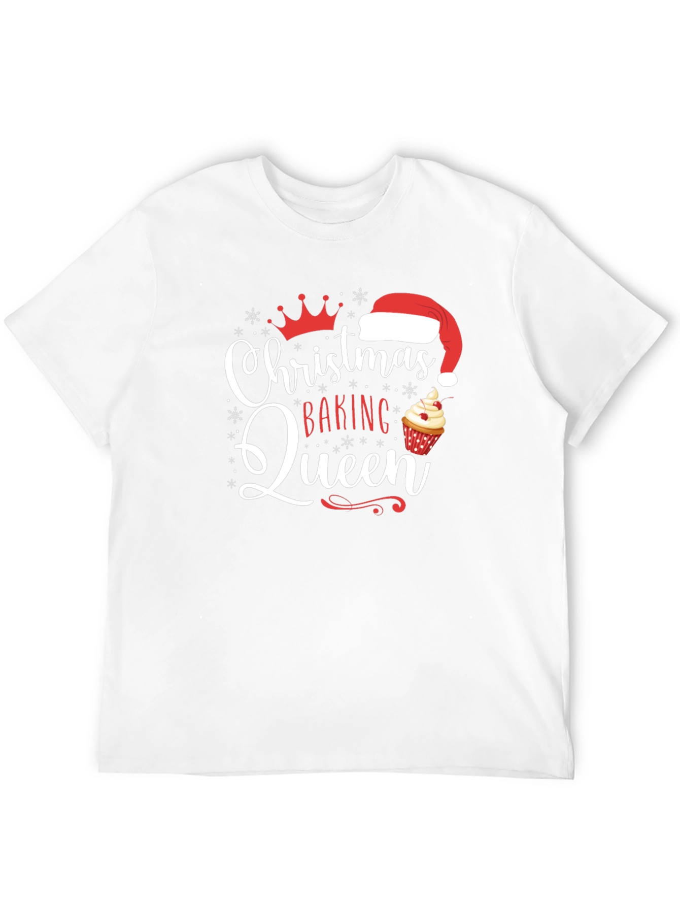 Christmas Baking Queen Graphic T-Shirt