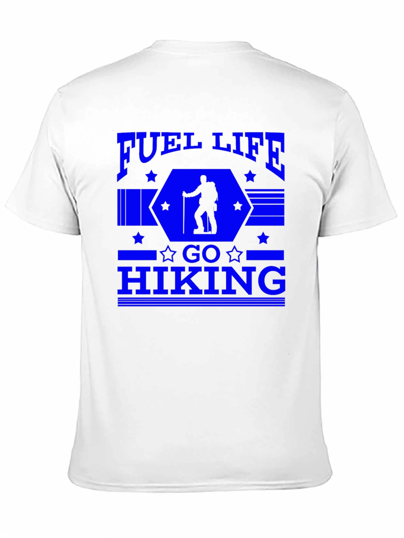 Fuel Life Go Hiking Mens Black T-Shirt