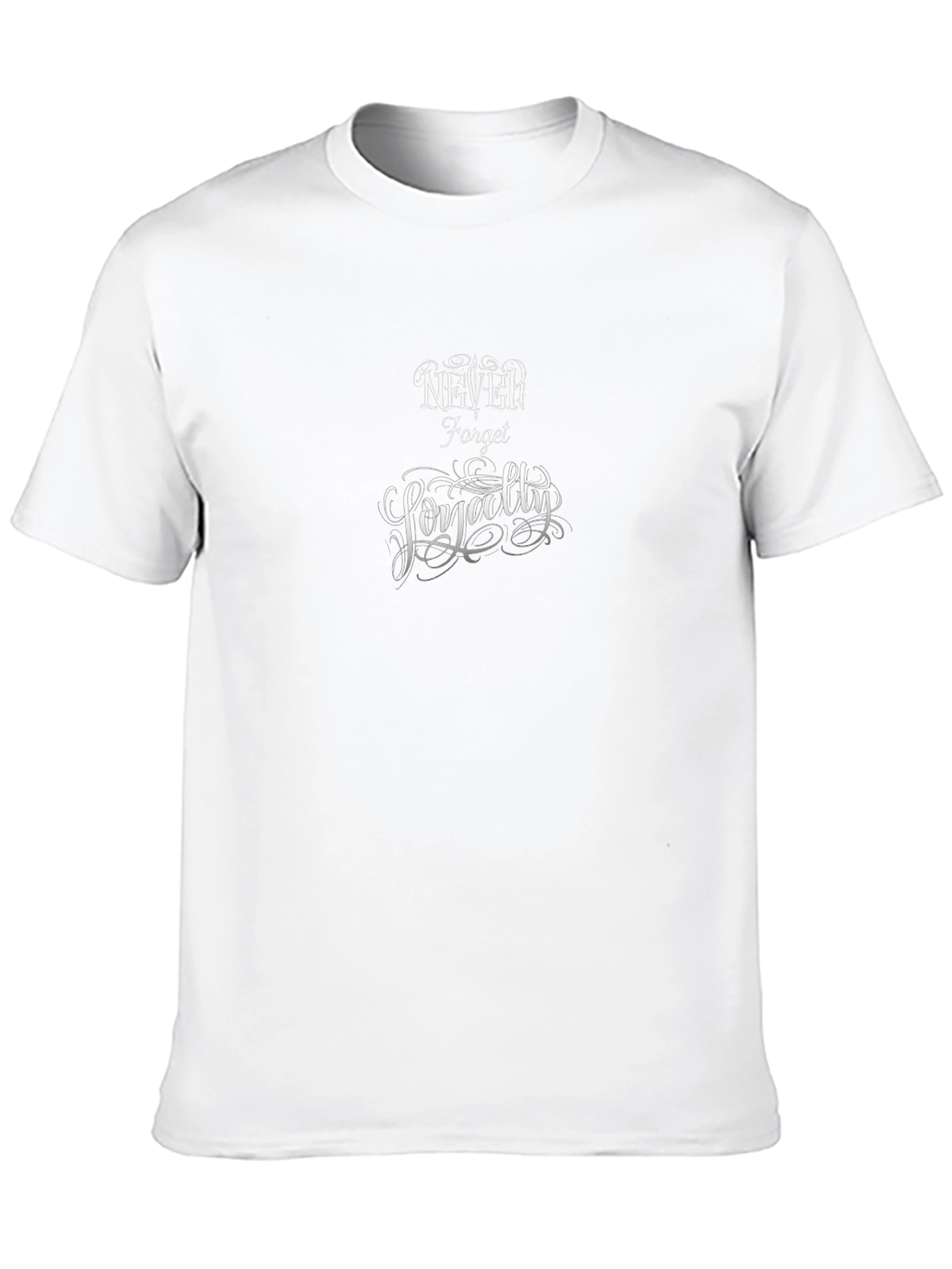 Never Forget Loyalty Black Tee