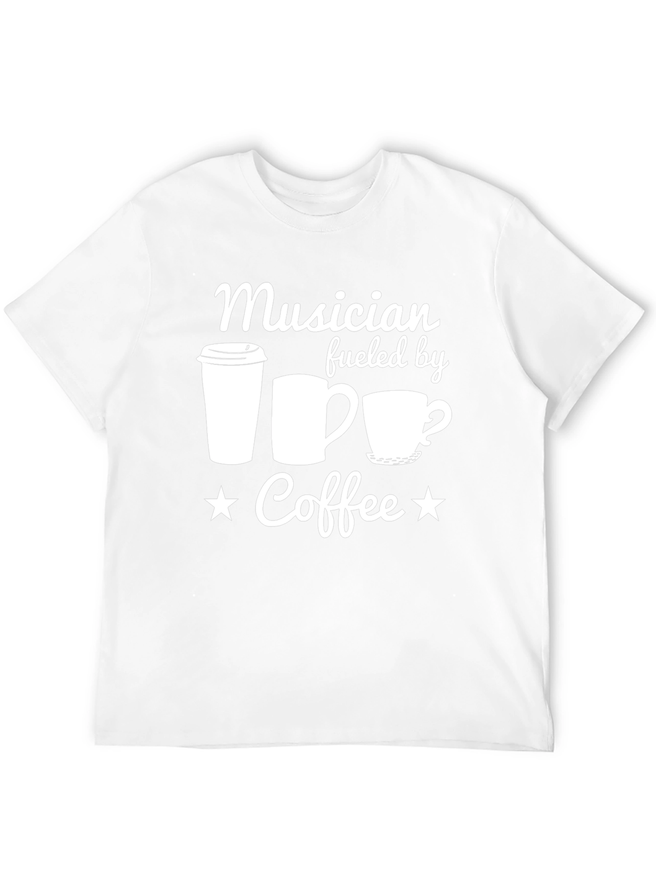 Musician Fueled by Coffee Graphic Tee