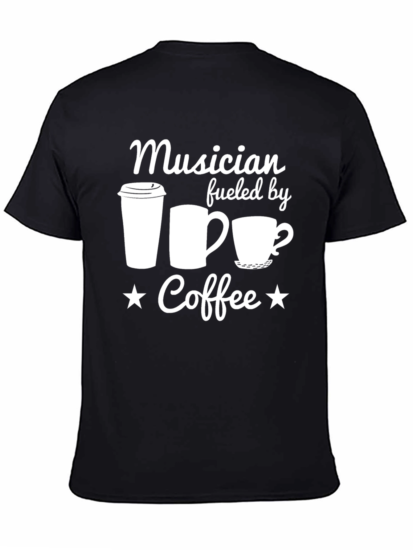 Musician Fueled by Coffee Graphic Tee
