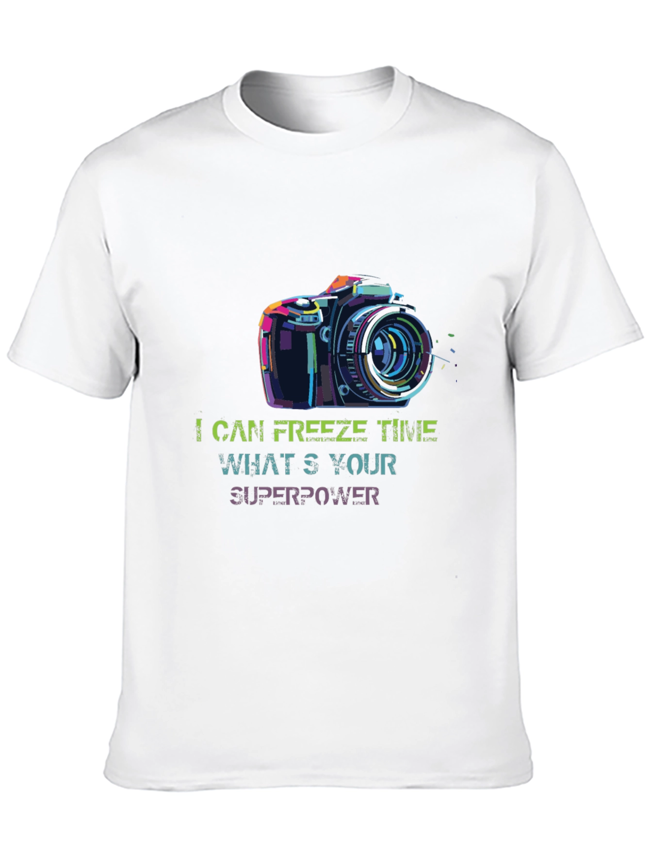 I Can Freeze Time Camera Graphic Tee