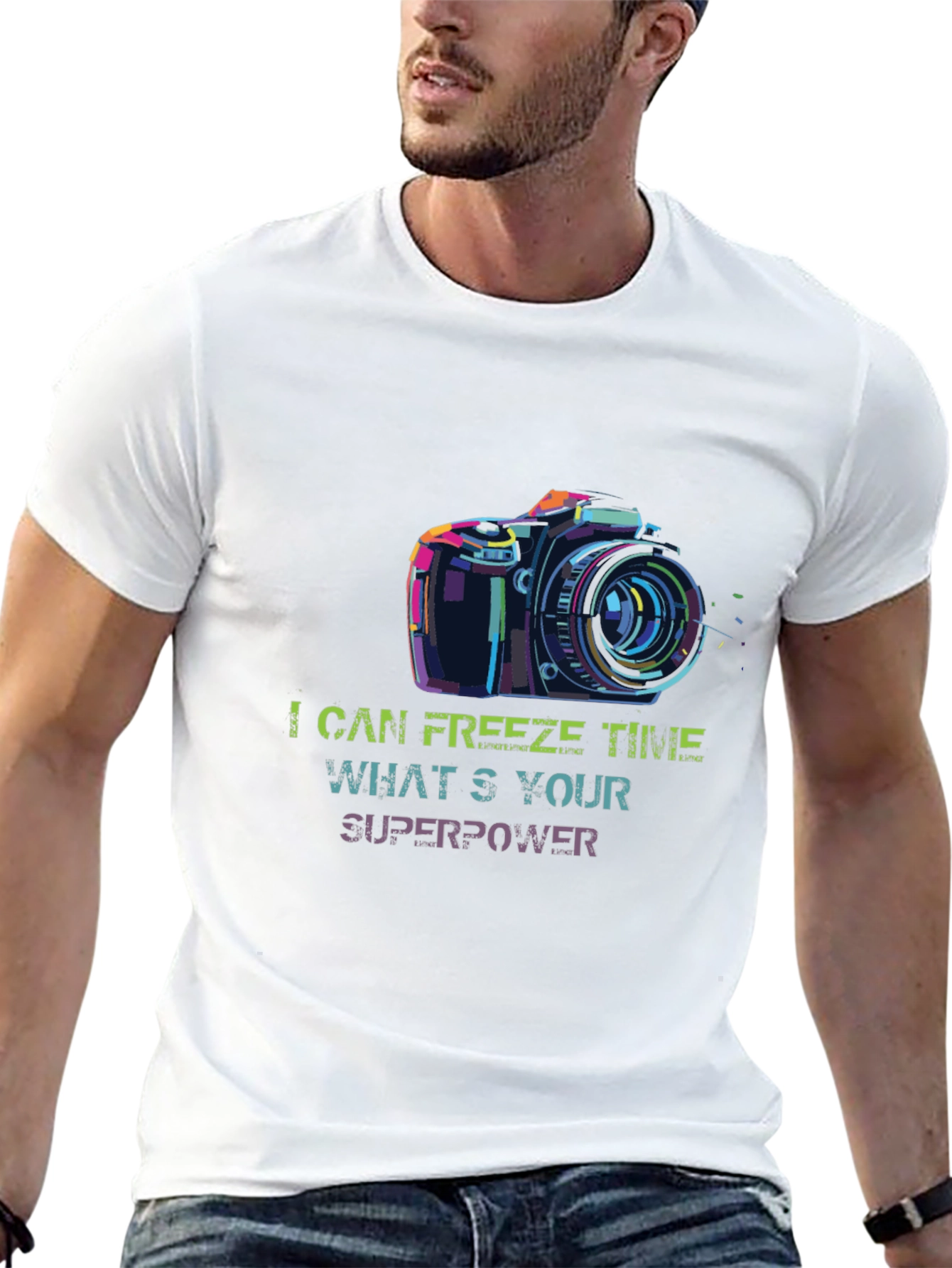 I Can Freeze Time Camera Graphic Tee